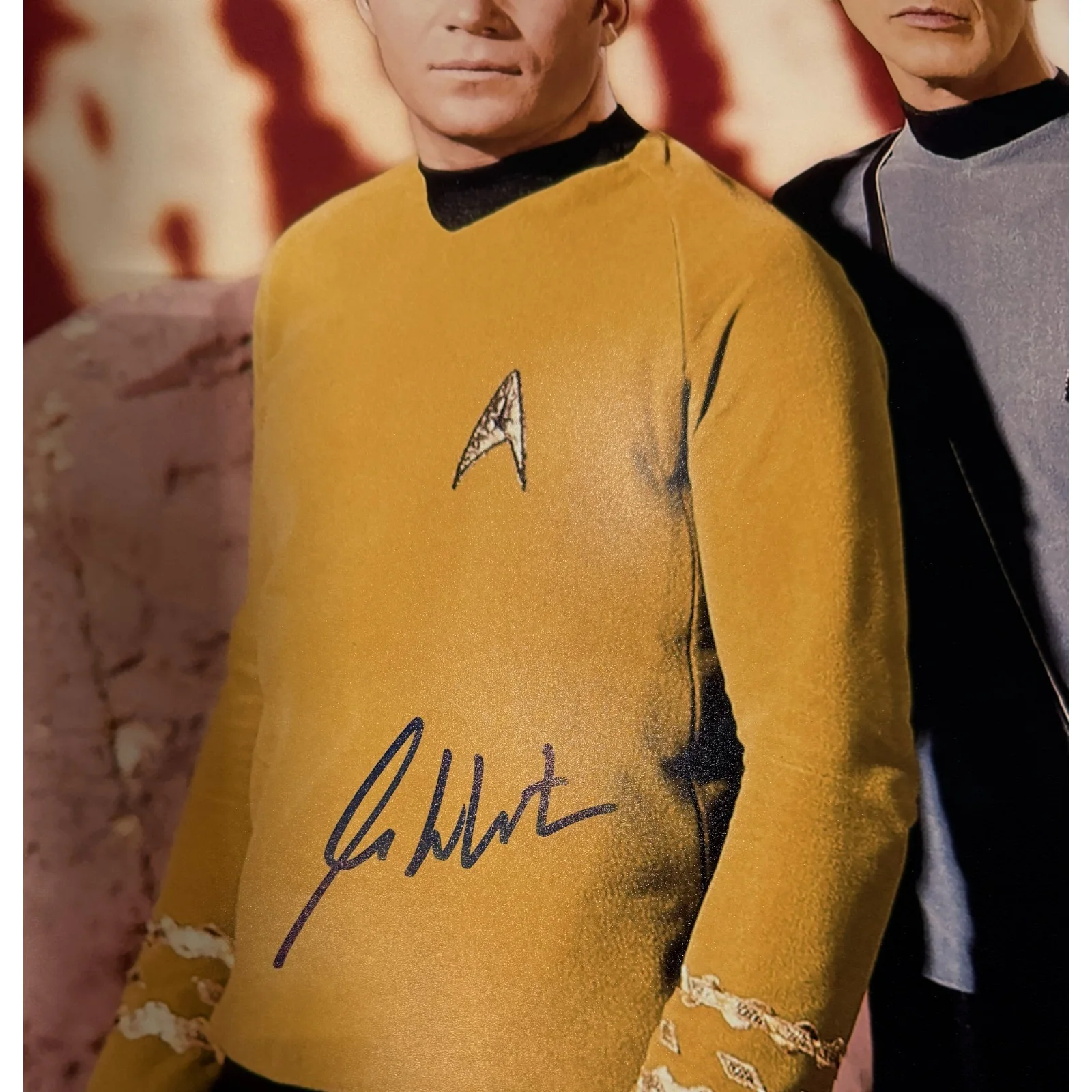 William Shatner — William Shatner Autographed/Signed Star Trek 16x20 Photo Beckett Witness 54266, изображение 2