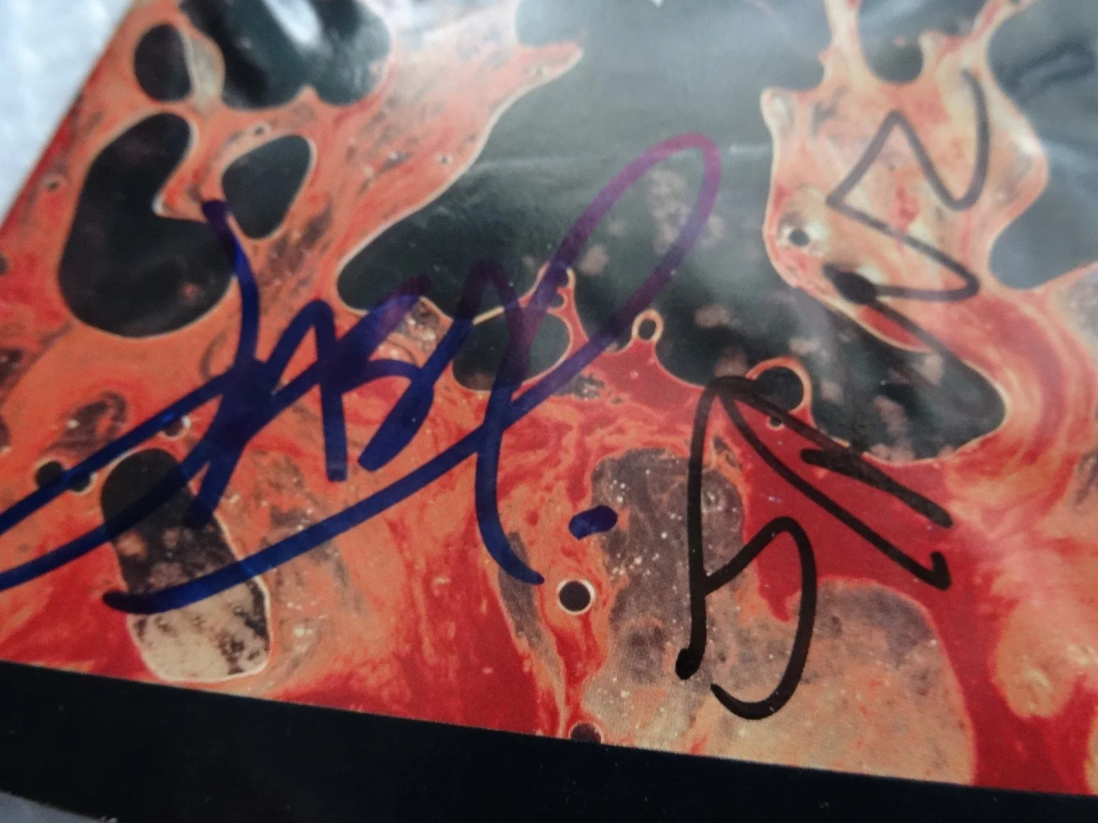 mETALLICA BAND JAMES HETFIELD JASON NEWSTED AUTOGRAPHED LOAD CD INSERT neocurio, изображение 2