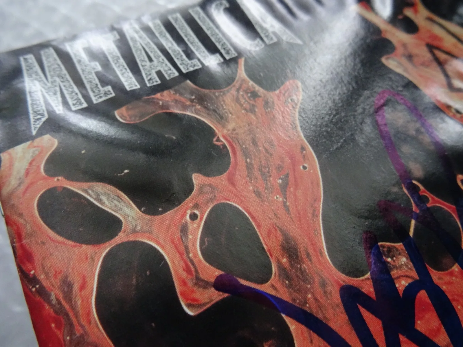 mETALLICA BAND JAMES HETFIELD JASON NEWSTED AUTOGRAPHED LOAD CD INSERT neocurio, изображение 5