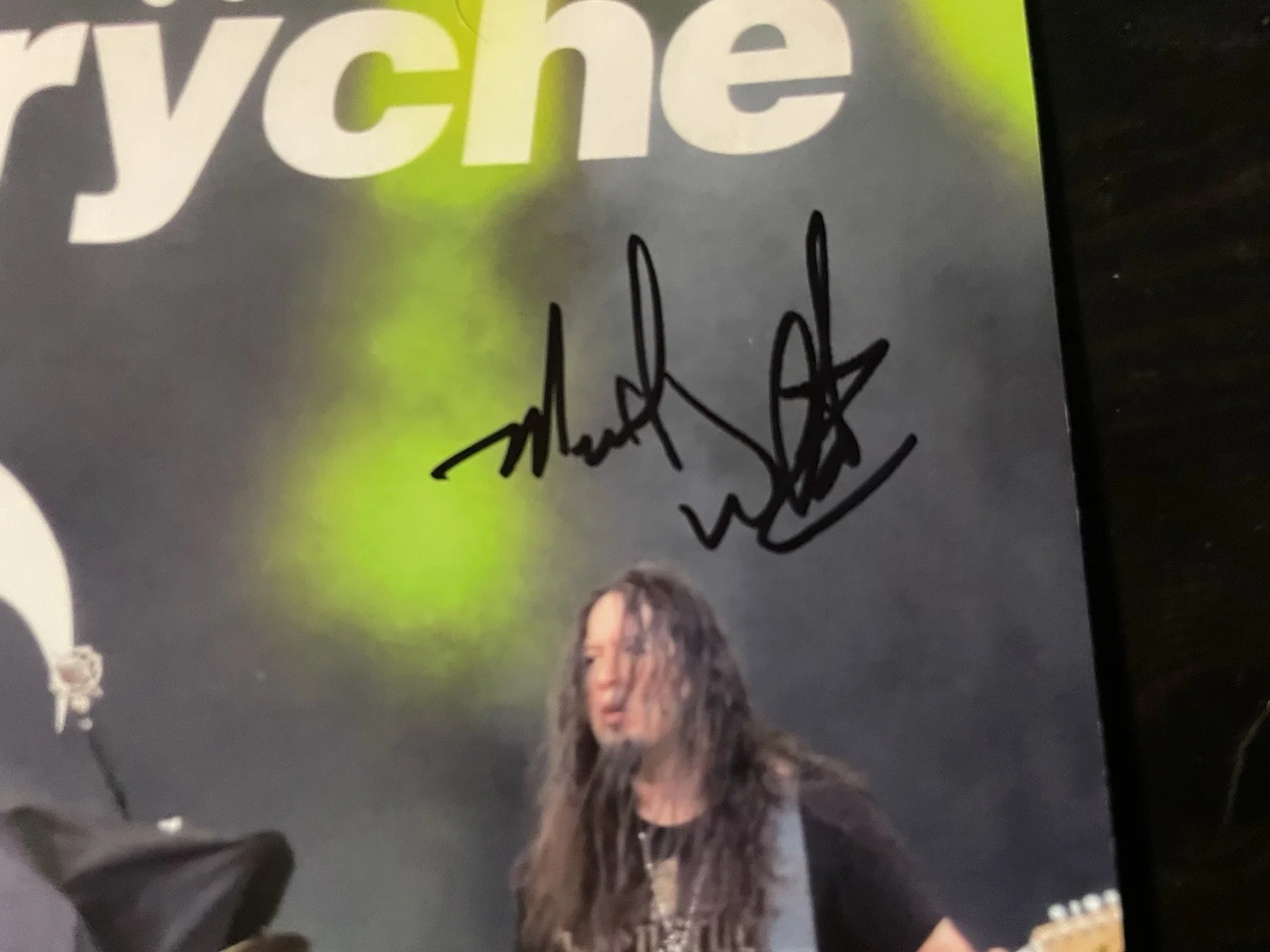 Michael Wilton & Eddie Jackson Signed 8x10 Queensryche Photo Autographed, изображение 2