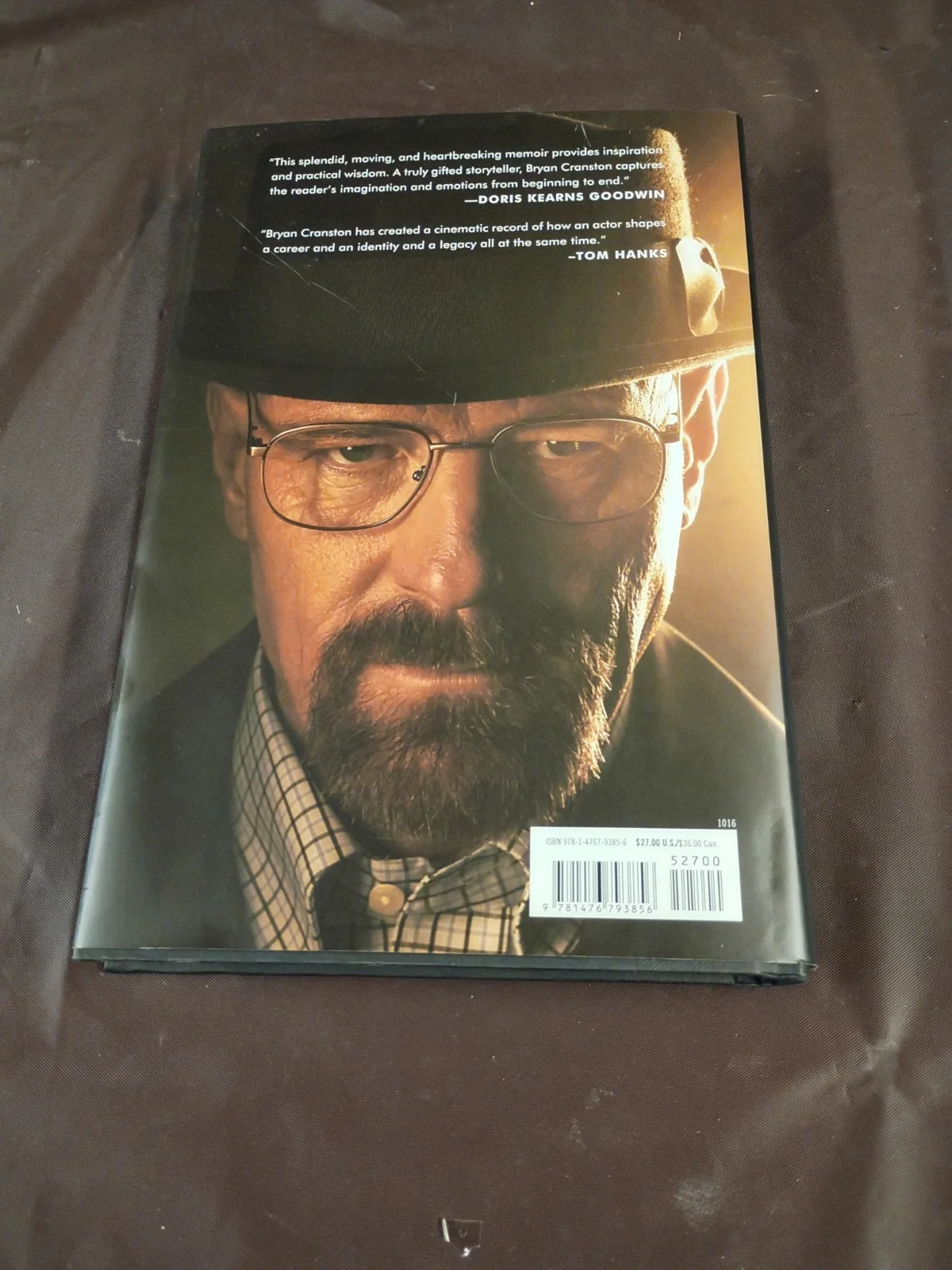 BRYAN CRANSTON SIGNED A LIFE IN PARTS BOOK ACTOR BREAKING BAD WALTER WHITE !, изображение 2