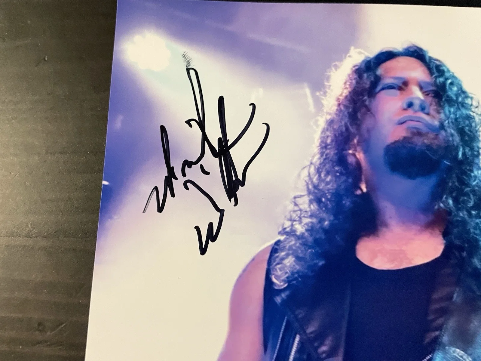 Michael Wilton Signed 8x10 Queensryche Photo Autographed Guitarist, image 2