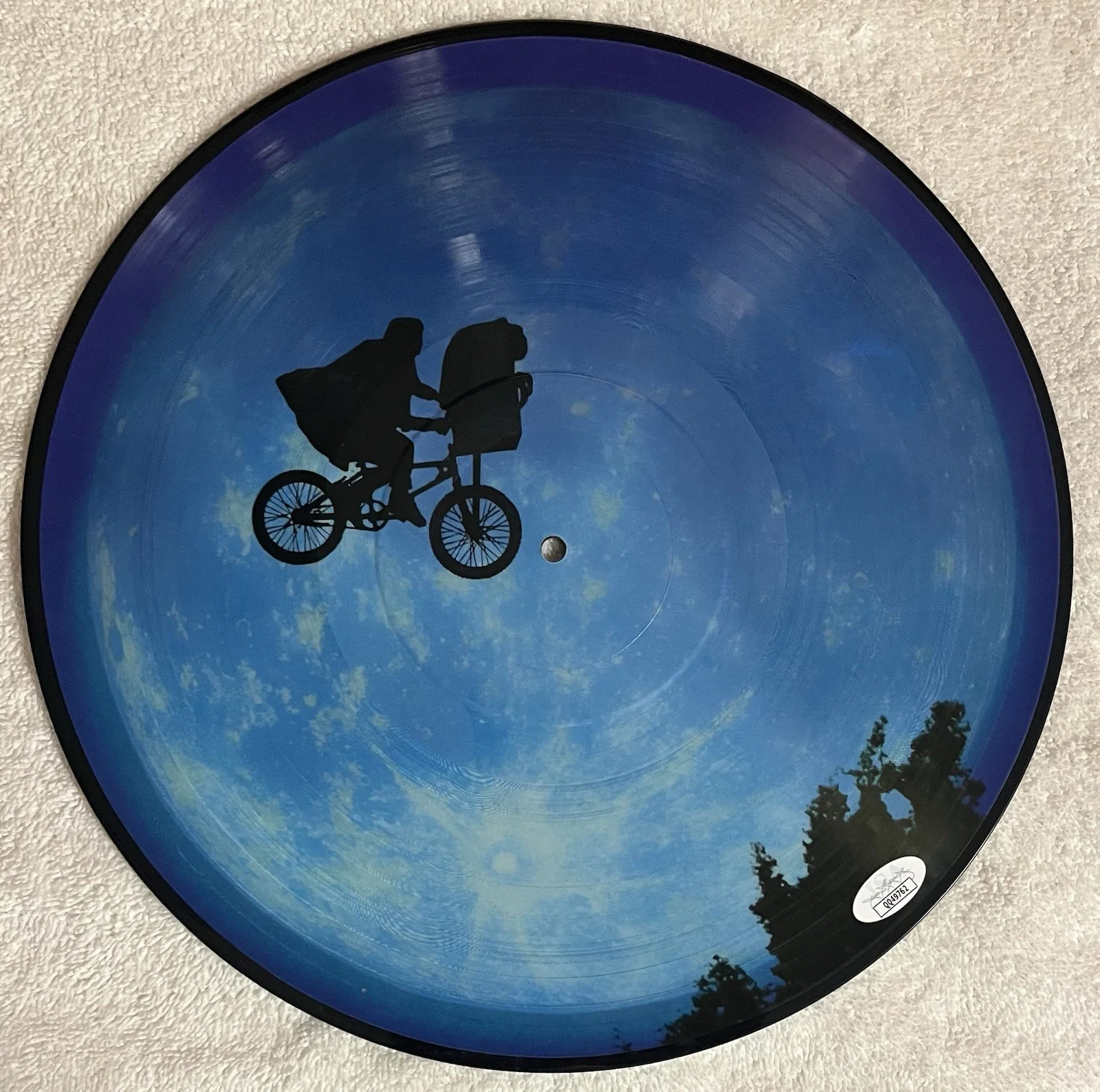 Dee Wallace Henry Thomas Robert MacNaughton Matthew De Merritt — E.T. The Extra Terrestrial CAST (4) SIGNED OG Vinyl Picture Disc 1982 Record JSA, image 2