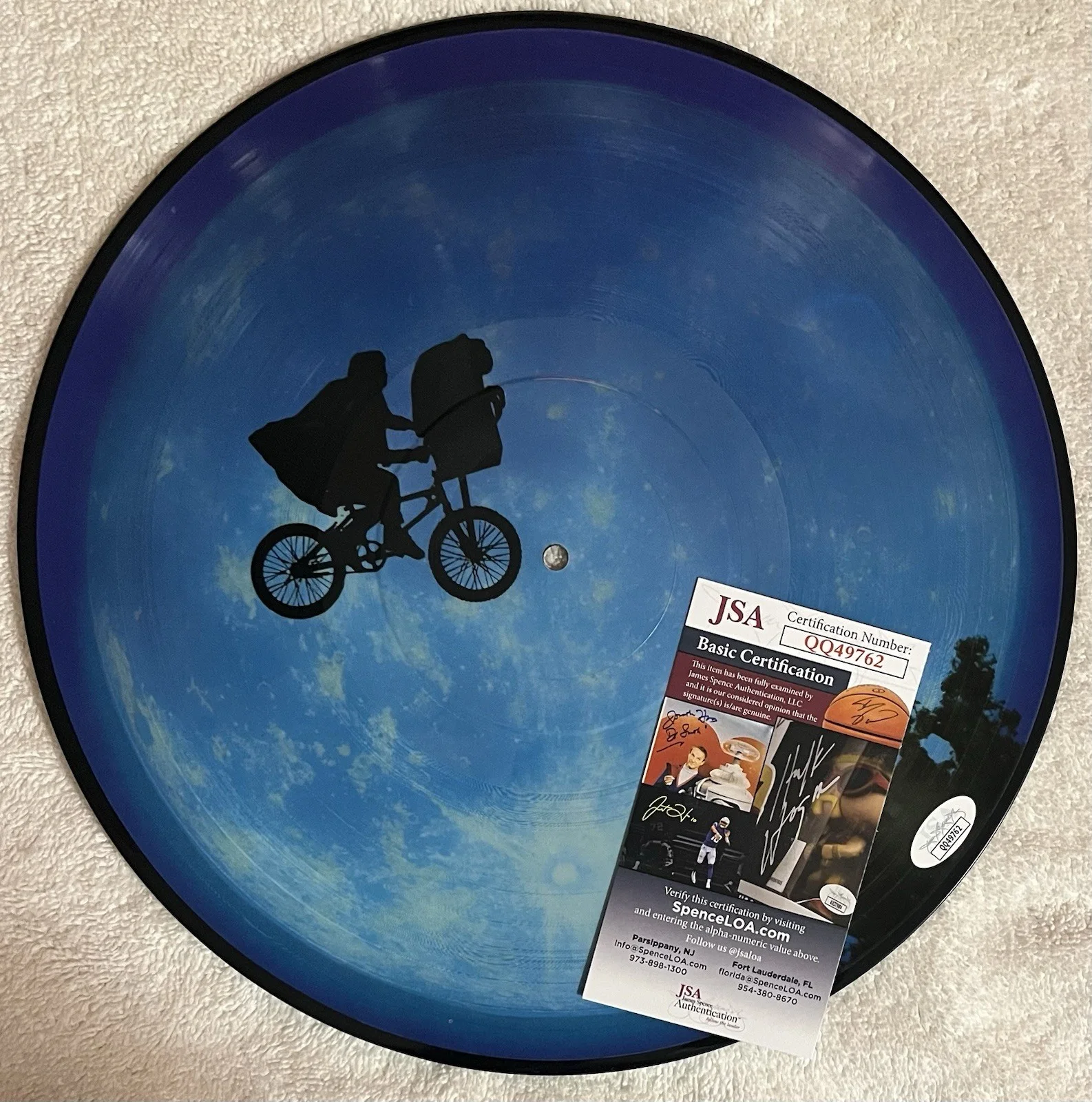 Dee Wallace Henry Thomas Robert MacNaughton Matthew De Merritt — E.T. The Extra Terrestrial CAST (4) SIGNED OG Vinyl Picture Disc 1982 Record JSA, image 4