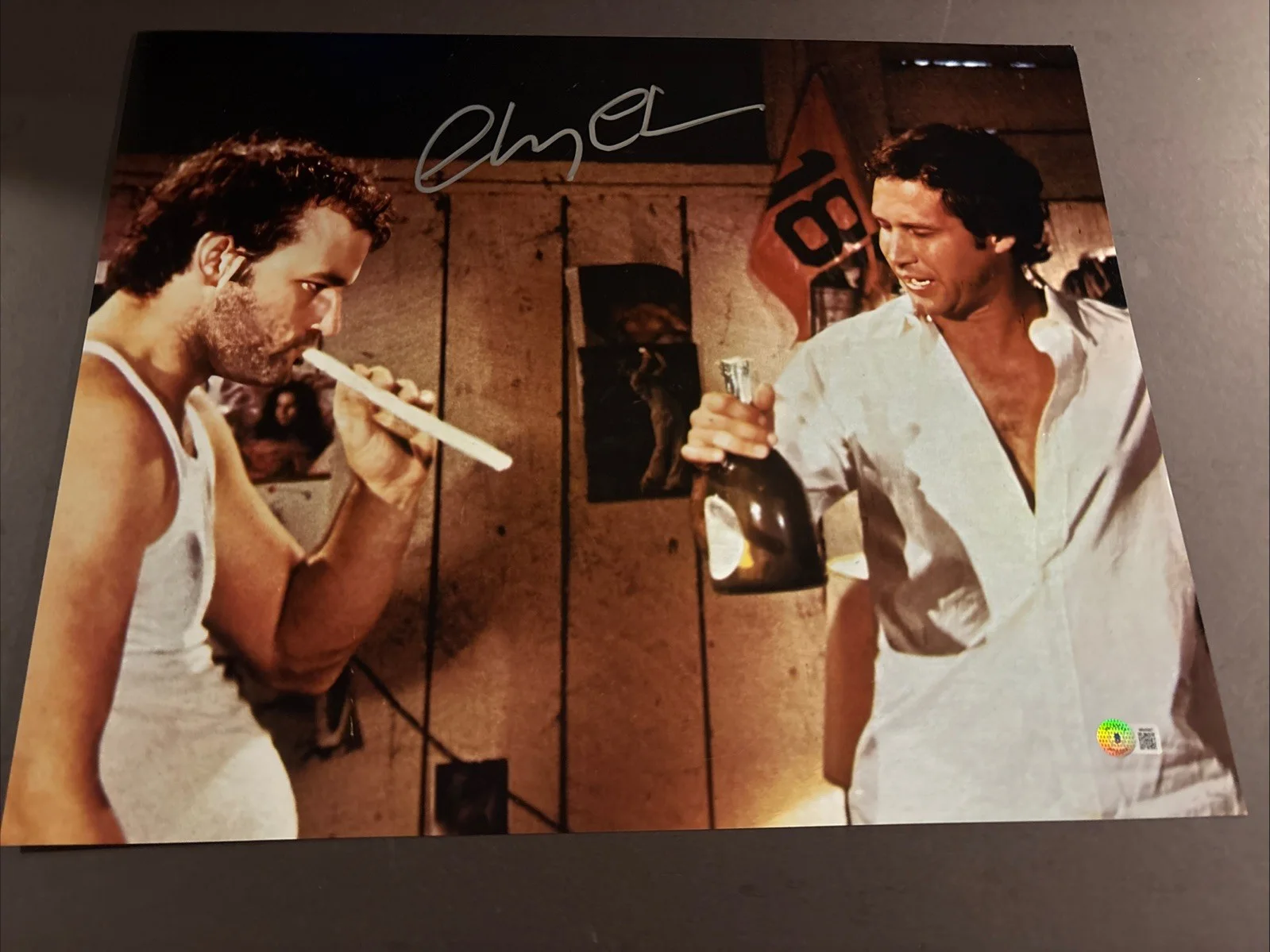 Chevy Chase — Chevy Chase Autographed Signed 16x20 Photo - Caddyshack - Beckett Witnessed, image 2