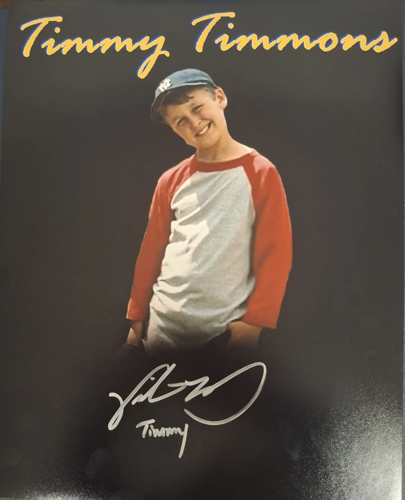 Victor DiMattia — Victor Dimattia The Sandlot Timmy Timmons Signed 11x14 Pic Autograph Photo
