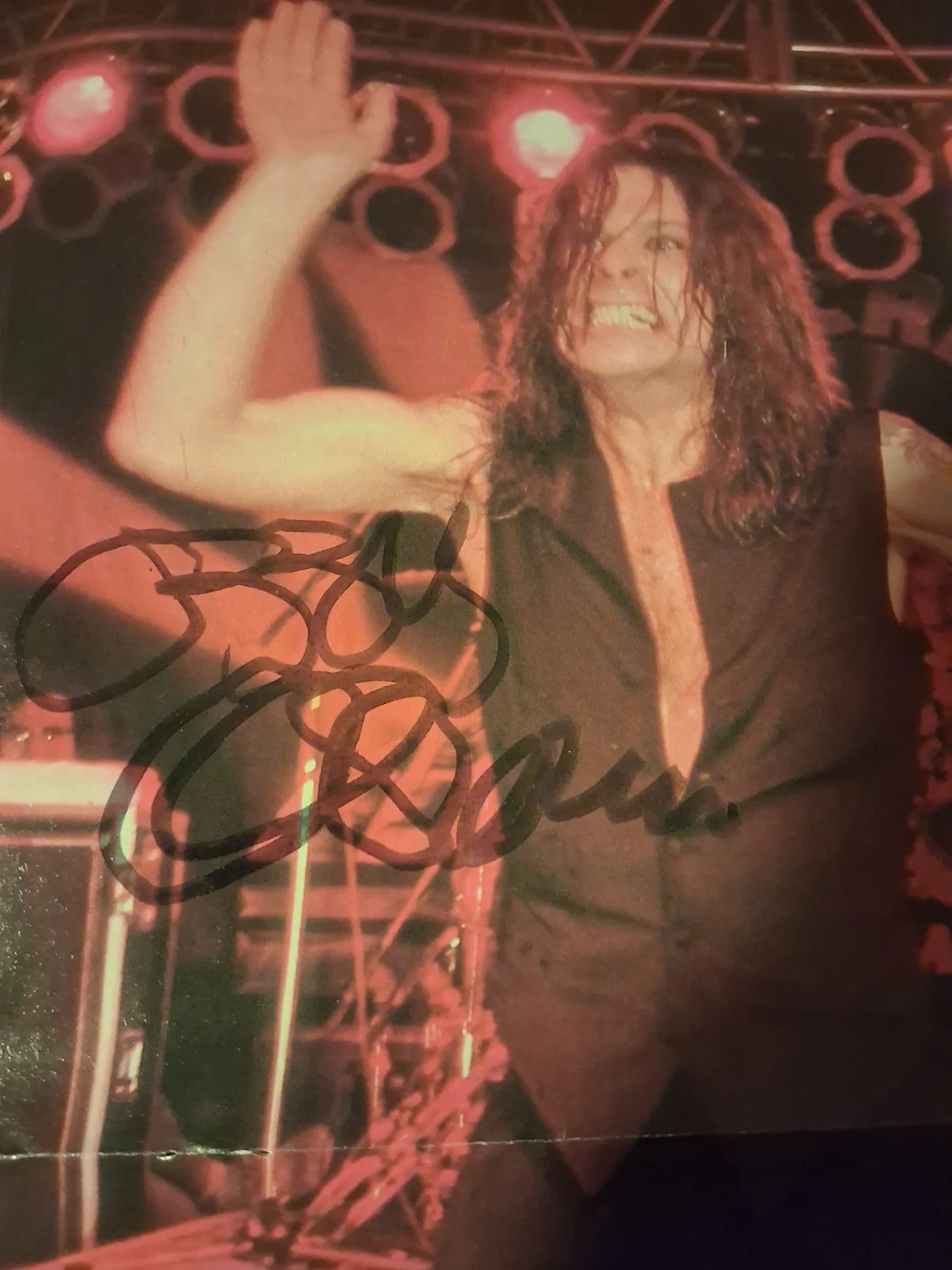 HAND Signed OZZY OSBOURNE-1989 MAGAZINE POSTER.+ NO REST FOR THE WICKED. FLyer, image 2
