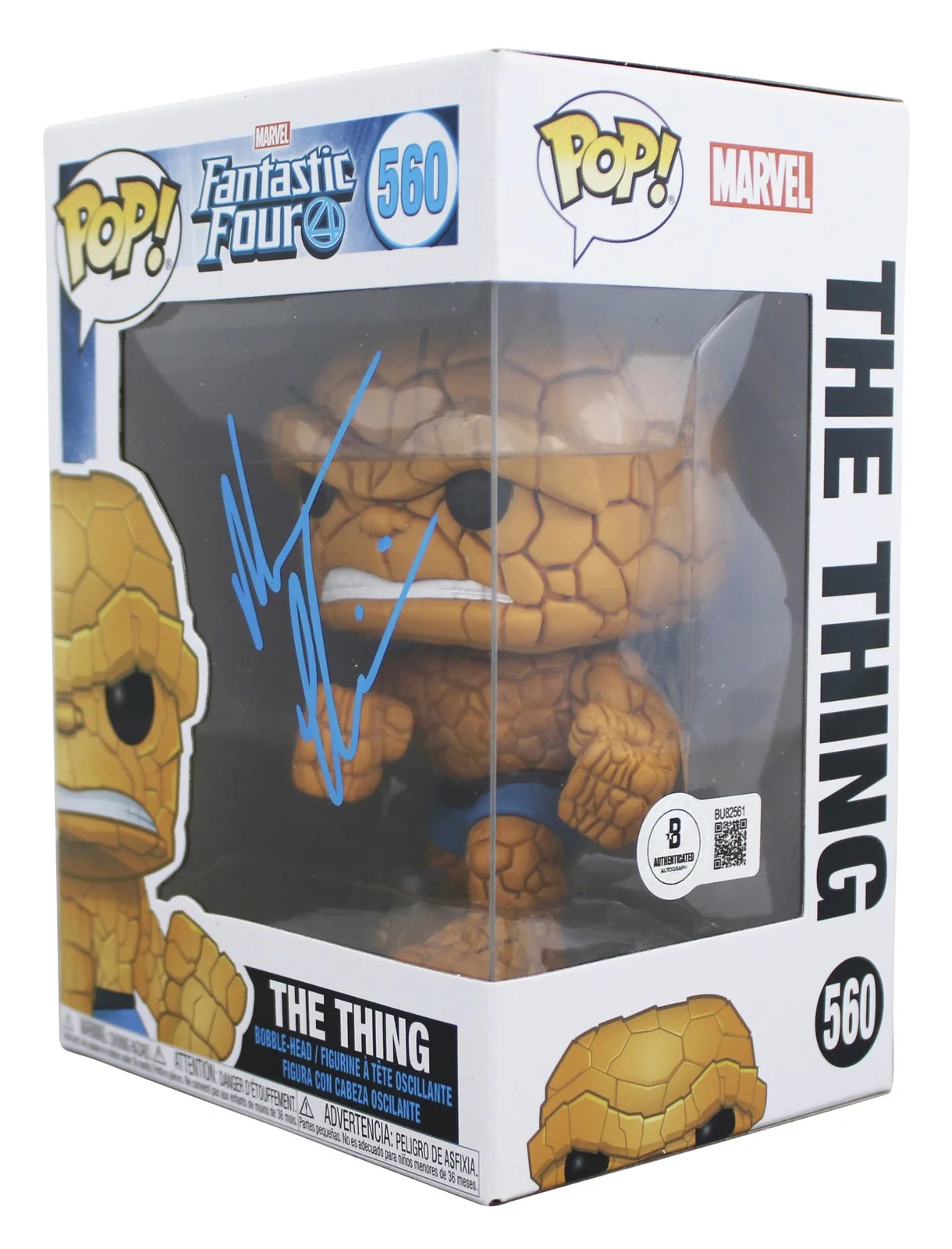 Michael Chiklis — Michael Chiklis Fantastic Four Signed #560 Funko Pop Vinyl Figure BAS #BU82561, изображение 2