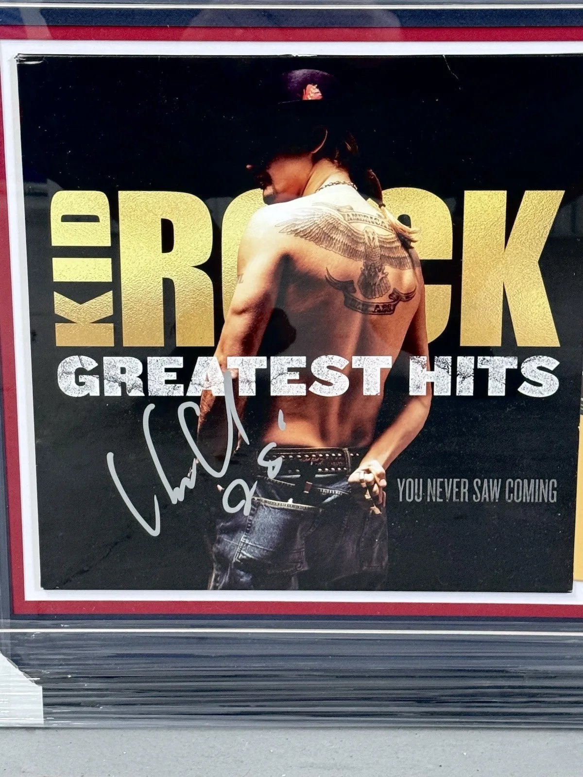 Kid Rock Signed Autographed Custom Framed Greatest Hits Vinyl Album JSA COA, изображение 2