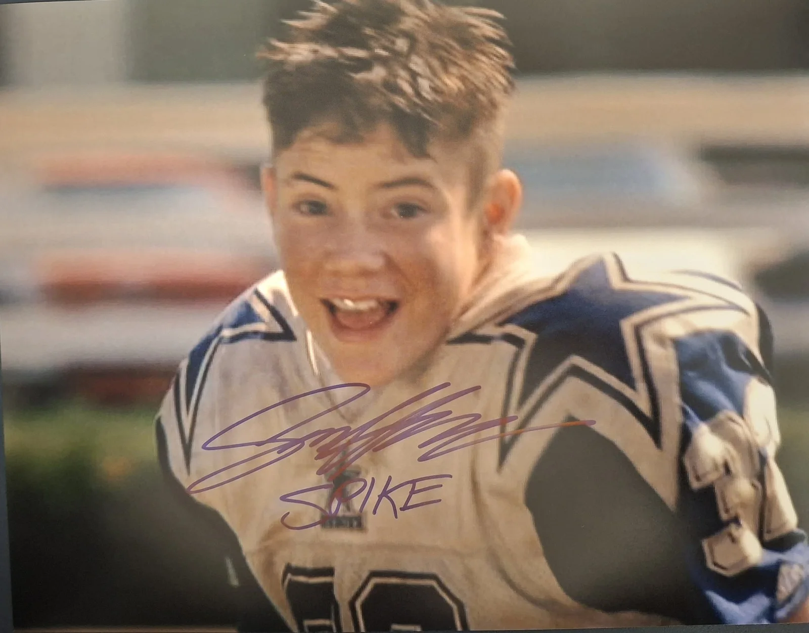 Sam Horrigan — Sam Horrigan Spike Little Giants Signed 11x14 Pic Autograph Photo