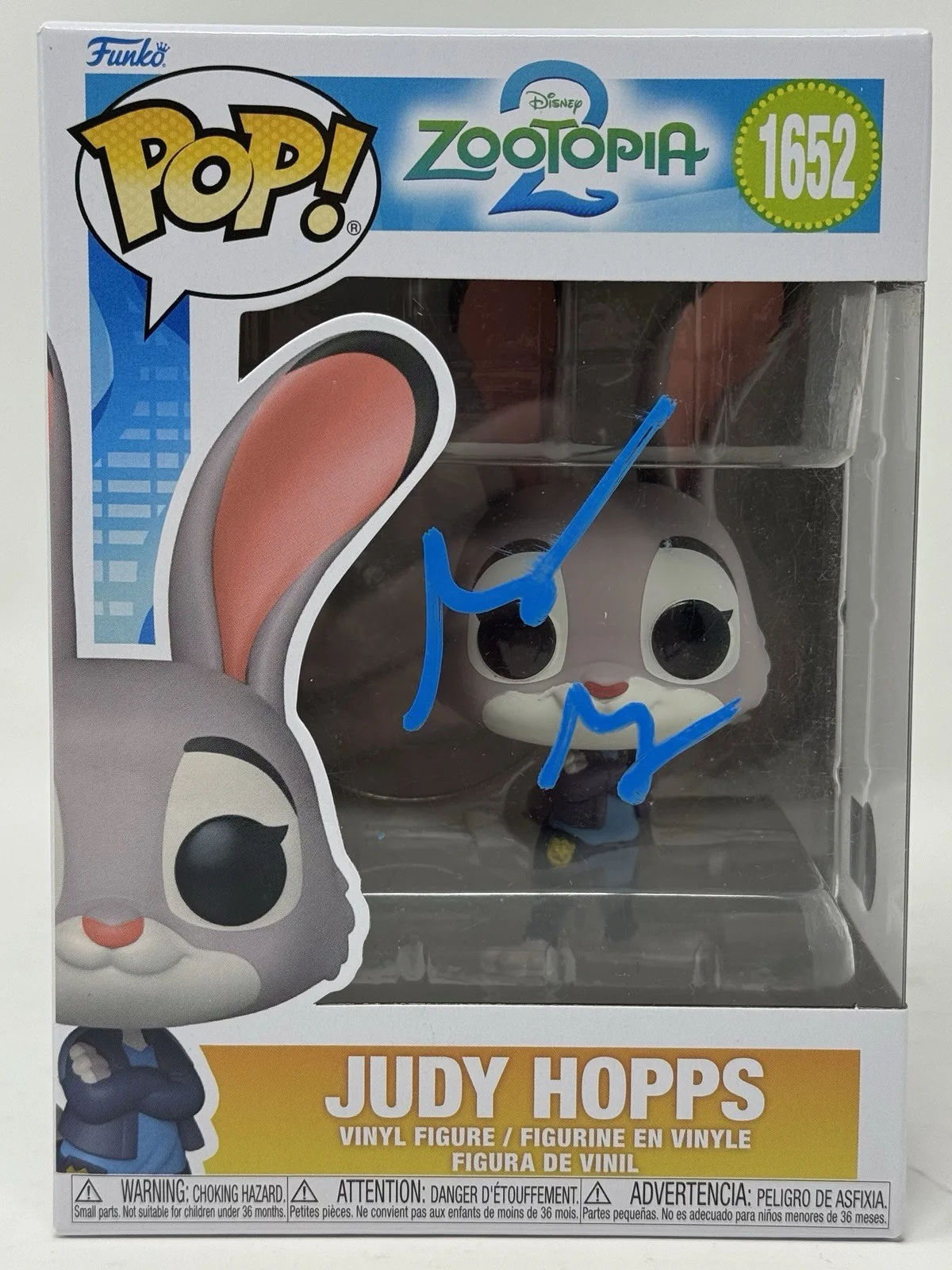 Ginnifer Goodwin — Ginnifer Goodwin Signed Judy Hopps Funko Pop #1652 Zootopia 2 Autograph BAS COA
