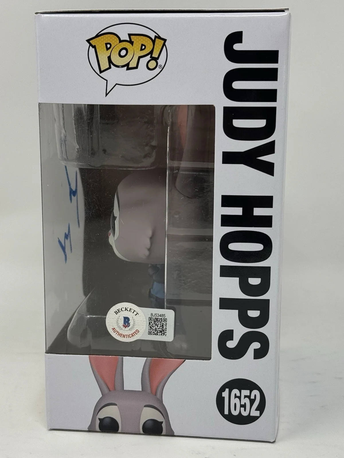 Ginnifer Goodwin — Ginnifer Goodwin Signed Judy Hopps Funko Pop #1652 Zootopia 2 Autograph BAS COA, изображение 3