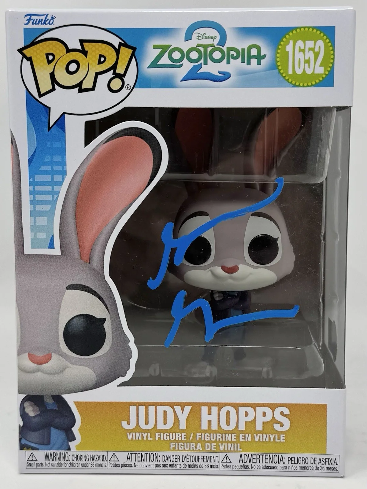 Ginnifer Goodwin — Ginnifer Goodwin Signed Zootopia 2 Judy Hopps Funko Pop 1652 Autograph Beckett
