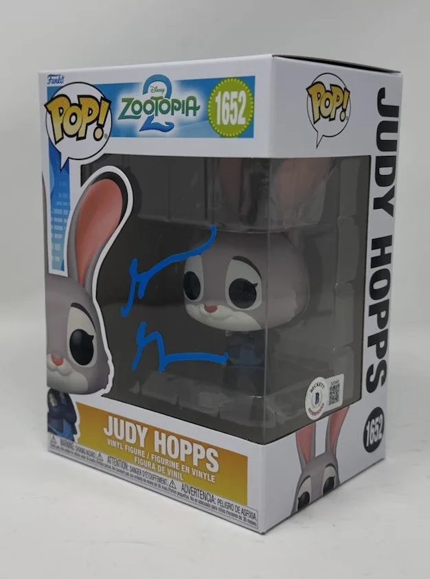 Ginnifer Goodwin — Ginnifer Goodwin Signed Zootopia 2 Judy Hopps Funko Pop 1652 Autograph Beckett, изображение 3