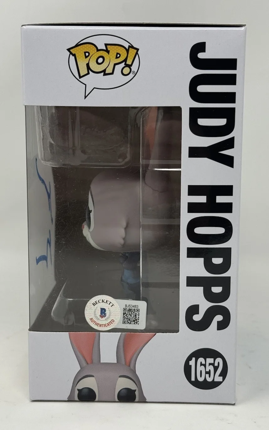 Ginnifer Goodwin — Ginnifer Goodwin Signed Zootopia 2 Judy Hopps Funko Pop 1652 Autograph Beckett, изображение 4