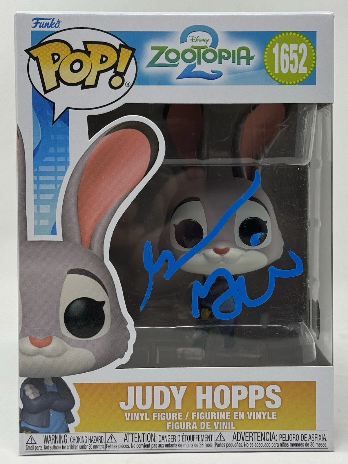 Ginnifer Goodwin — Ginnifer Goodwin Signed Zootopia 2 Judy Hopps Funko Pop 1652 Autograph Beckett