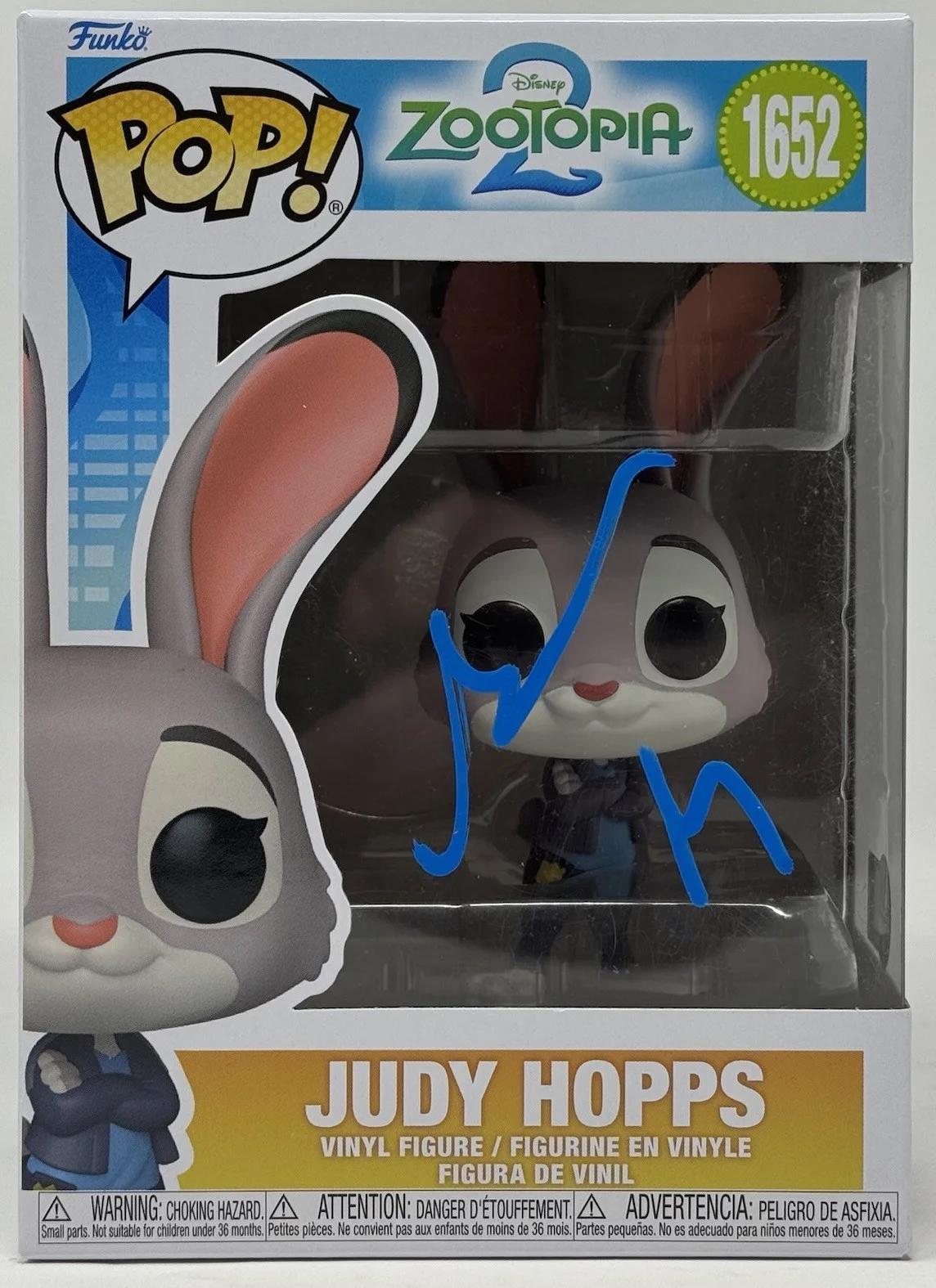 Ginnifer Goodwin — Ginnifer Goodwin Signed Zootopia 2 Judy Hopps Funko Pop 1652 Autograph Beckett