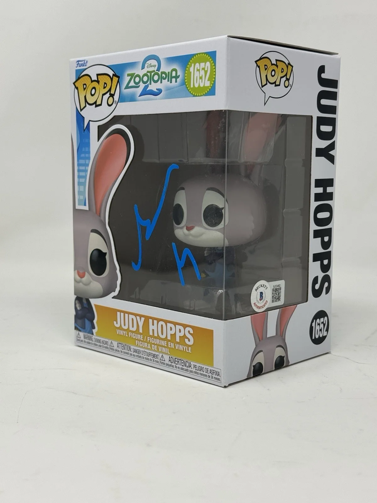 Ginnifer Goodwin — Ginnifer Goodwin Signed Zootopia 2 Judy Hopps Funko Pop 1652 Autograph Beckett, image 3