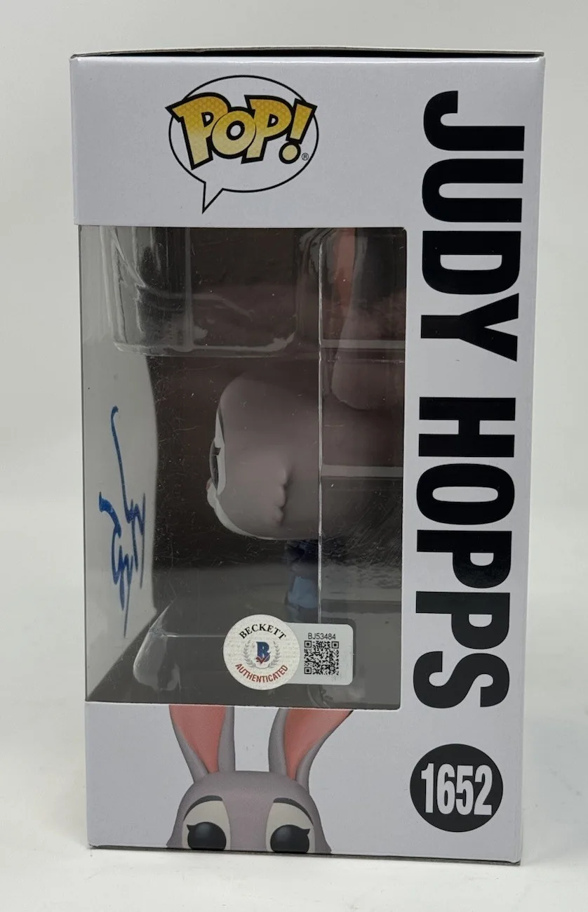 Ginnifer Goodwin — Ginnifer Goodwin Signed Zootopia 2 Judy Hopps Funko Pop 1652 Autograph Beckett, image 3