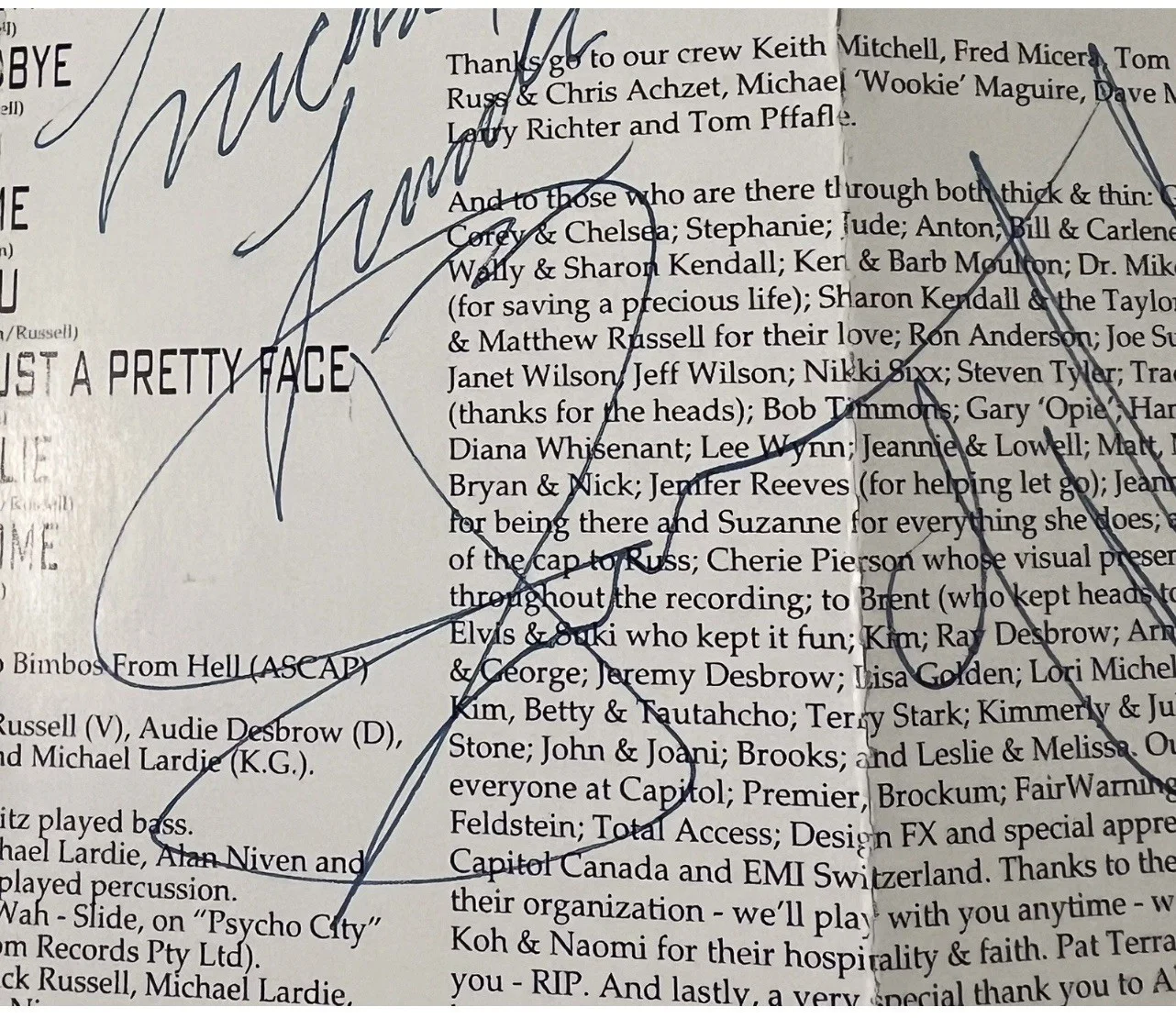 Great White Signed All X4 Members W/COA Autograph, image 4