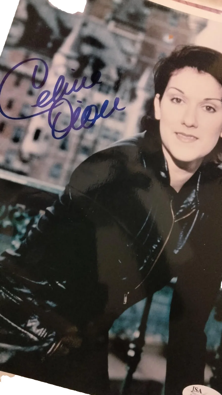 Celine Dion signed full name color 8x10 JSA Cert, image 4
