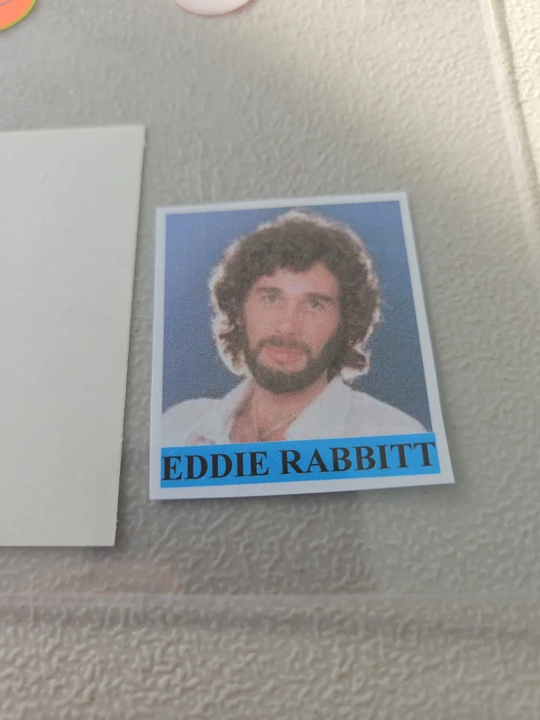 Eddie Rabbit signed 3x5 index card. country music singer, изображение 4