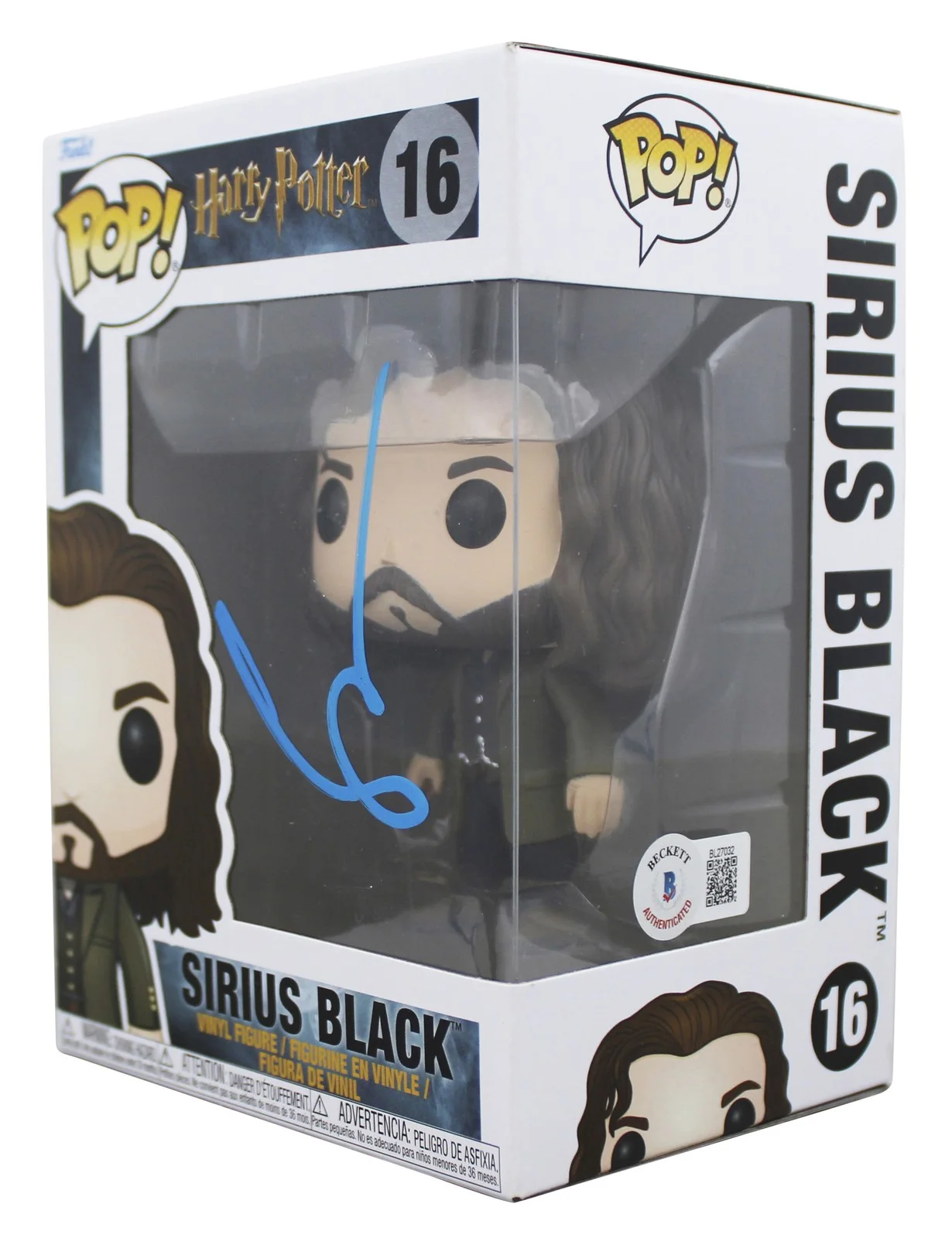 Gary Oldman — Gary Oldman Harry Potter Signed Sirius Black #16 Funko Pop Figure BAS #BL27032, изображение 2