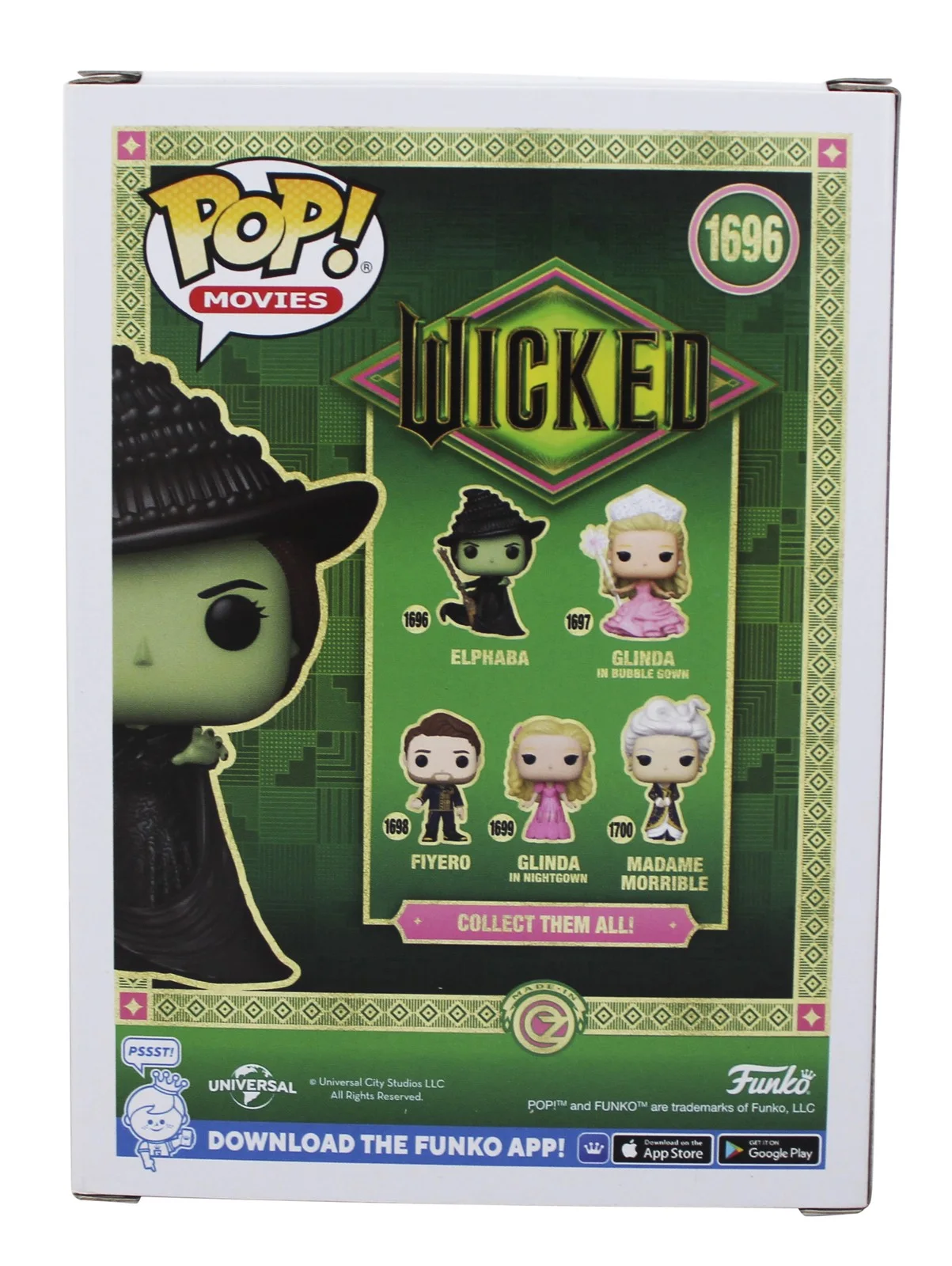 Cynthia Erivo — Cynthia Erivo Wicked Signed Elphaba #1696 Funko Pop Vinyl Figure BAS #BR39069, изображение 4
