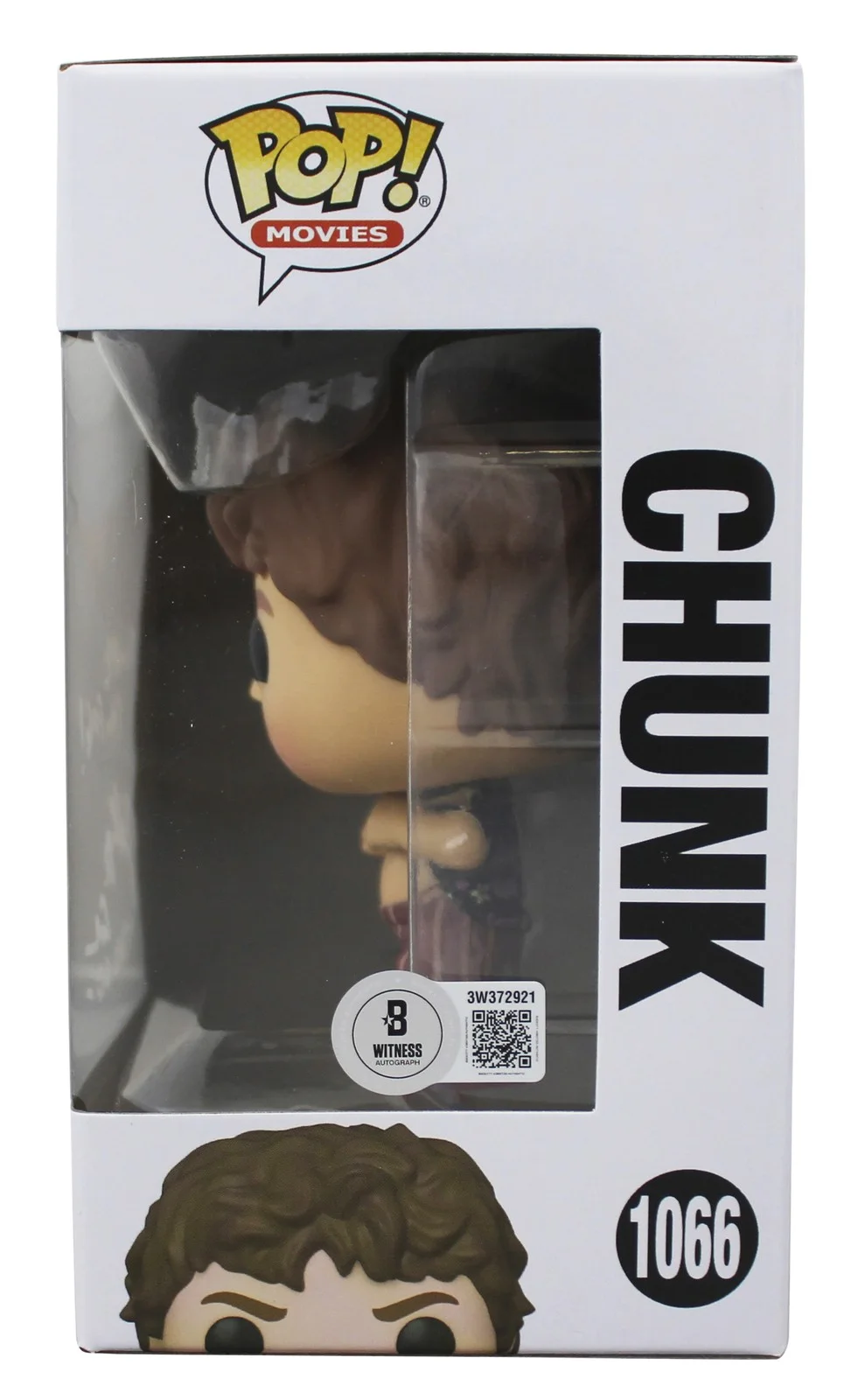 Jeff Cohen — Jeff Cohen The Goonies "2x Insc" Signed Chunk #1066 Funko Pop Vinyl Figure BAS W, image 3