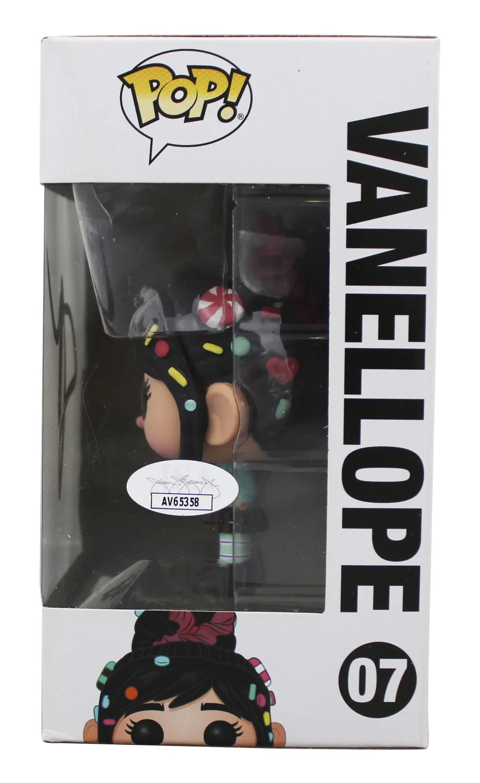 Sarah Silverman — Sarah Silverman Wreck It Ralph Signed #07 Funko Pop Vinyl Figure JSA #AV65358, изображение 3