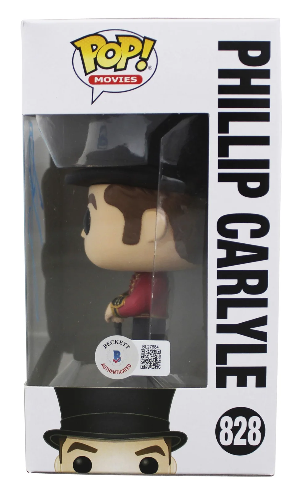 Zac Efron — Zac Efron The Greatest Showman Signed #828 Funko Pop Vinyl Figure BAS #BL274684, image 3