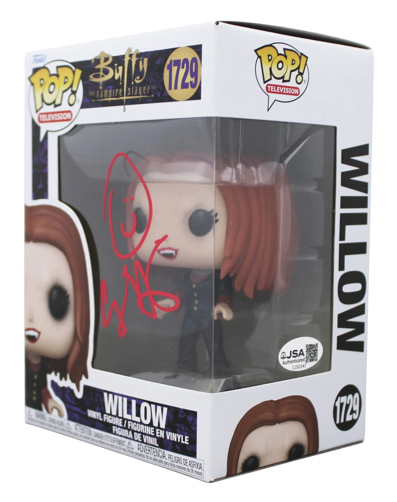 Alyson Hannigan — Alyson Hannigan Buffy the Vampire Slayer Signed #1729 Funko Pop Figure JSA, изображение 2