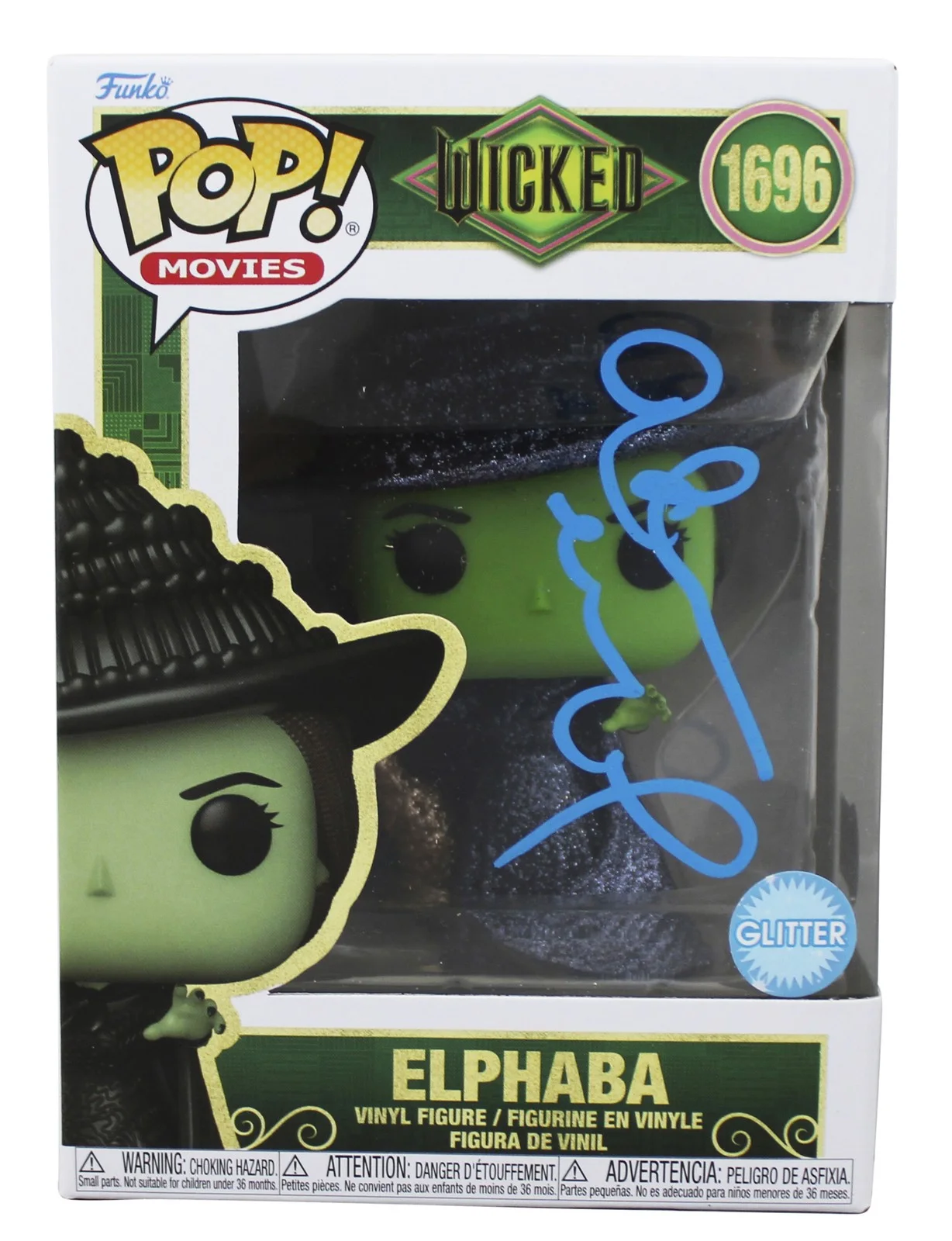 Idina Menzel — Idina Menzel Wicked Authentic Signed Elphaba #1696 Funko Pop Vinyl Figure BAS