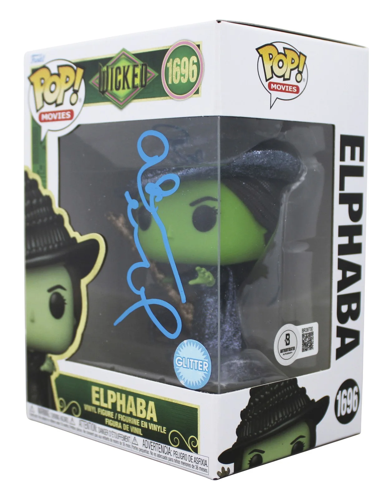 Idina Menzel — Idina Menzel Wicked Authentic Signed Elphaba #1696 Funko Pop Vinyl Figure BAS, изображение 2
