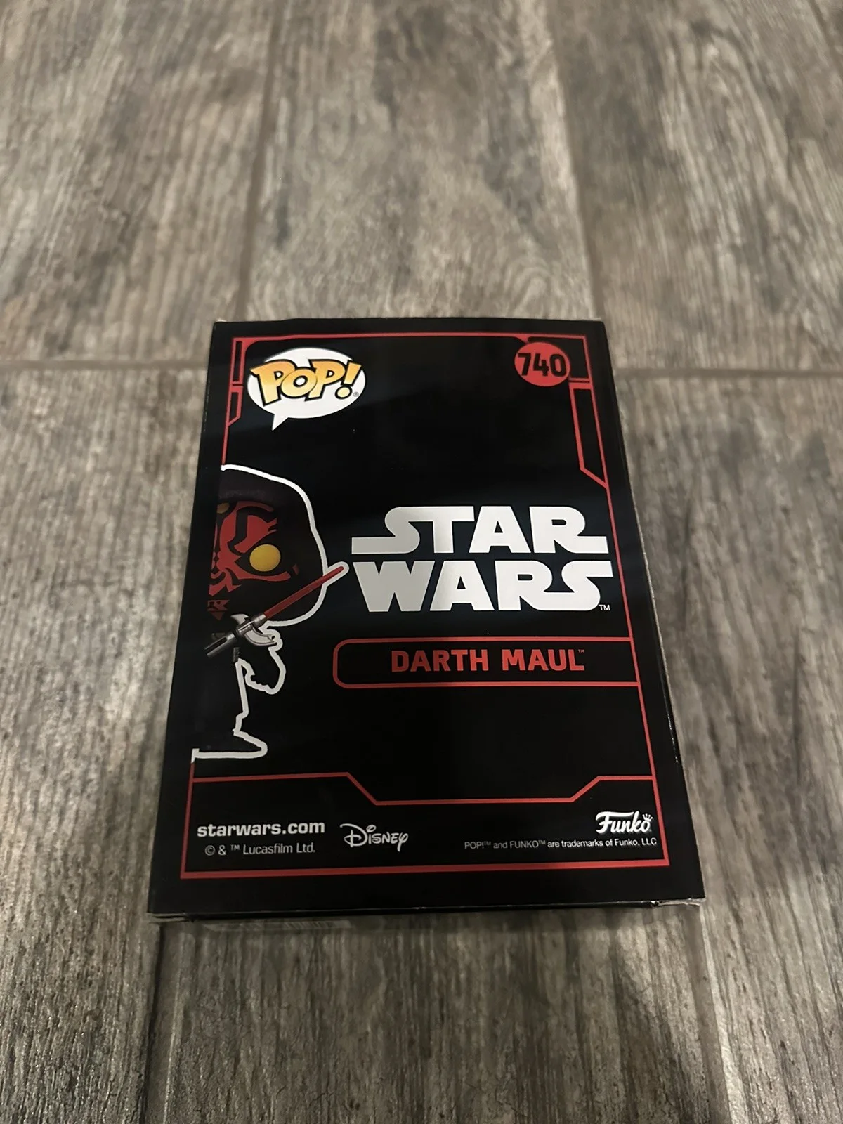 RAY PARK SIGNED DARTH MAUL STAR WARS FUNKO POP PSA/DNA COA AUTOGRAPHED 740, изображение 4