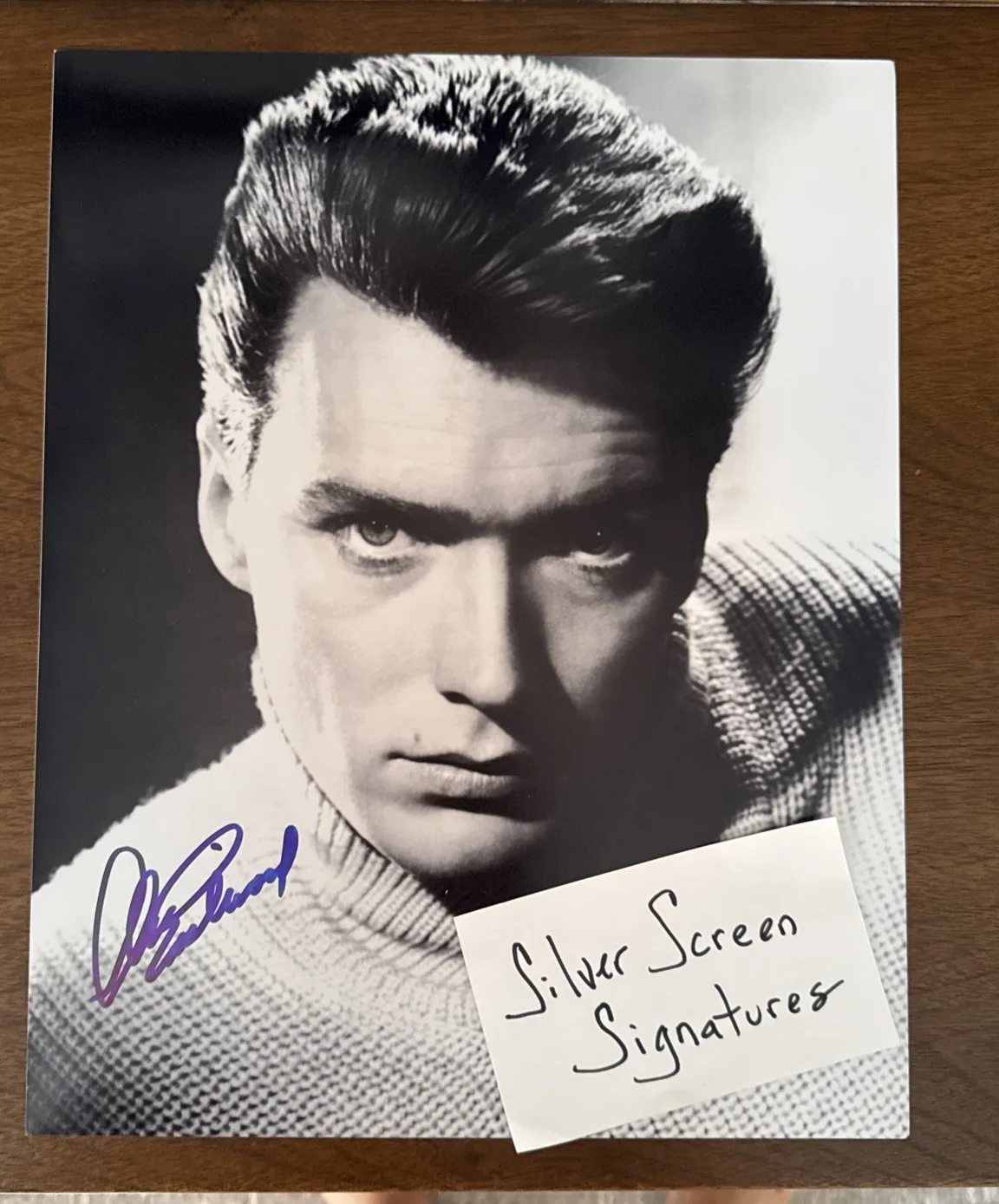 Clint Eastwood Rawhide 11x14 Photo SIGNED JSA COA Autograph Certified, image 4