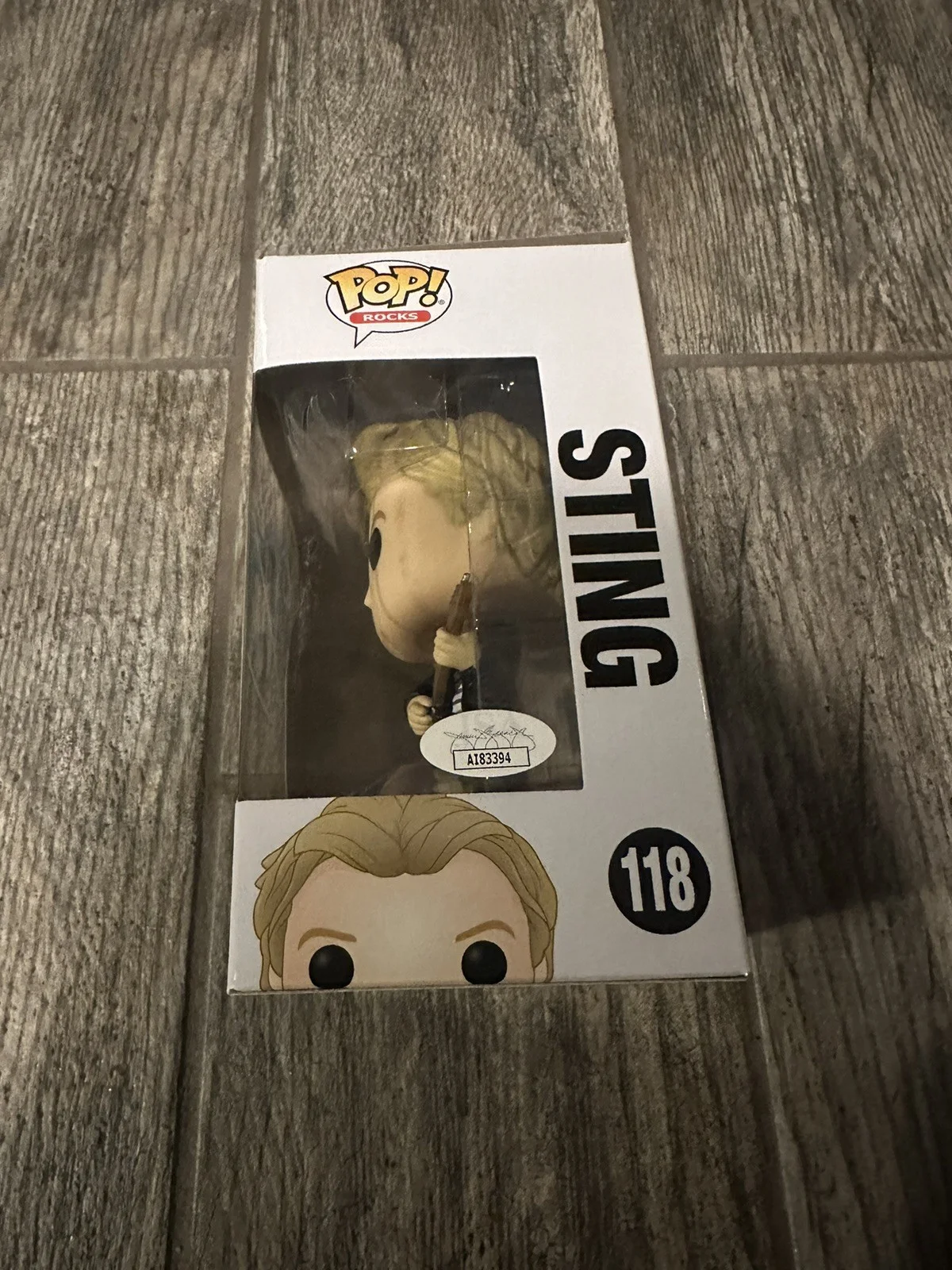 STING SIGNED SIGNED THE POLICE FUNKO POP JSA COA AUTOGRAPHED AUTO BAND SINGER, изображение 4