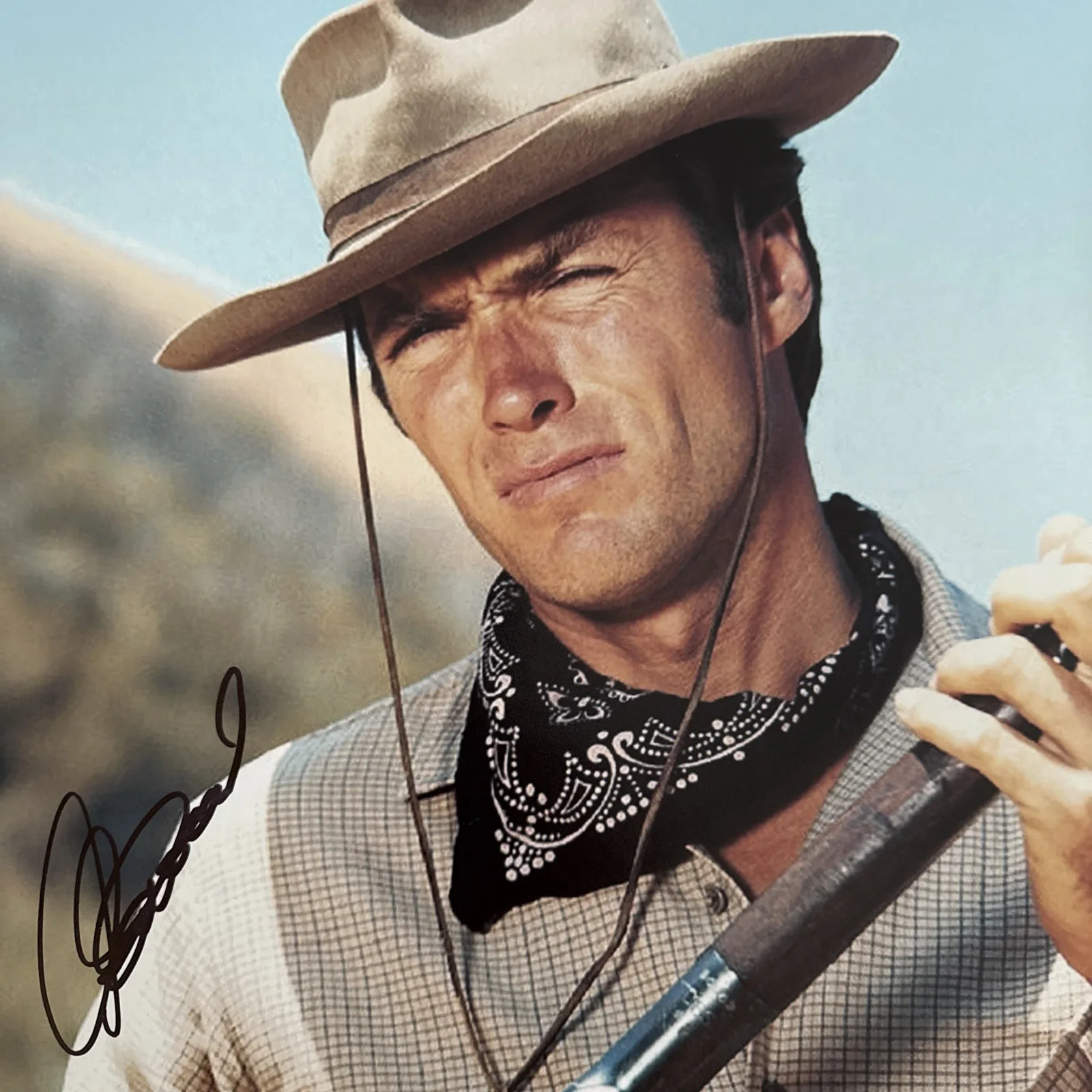 Clint Eastwood Western 11x14 Photo SIGNED JSA COA Autograph Certified Authentic, image 4