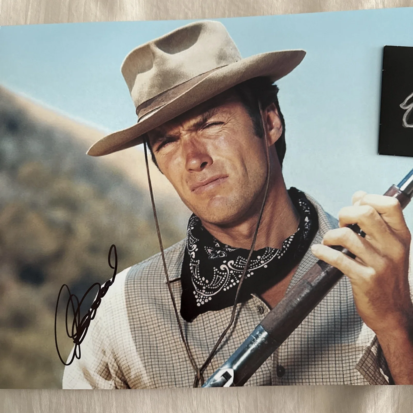Clint Eastwood Western 11x14 Photo SIGNED JSA COA Autograph Certified Authentic, image 5