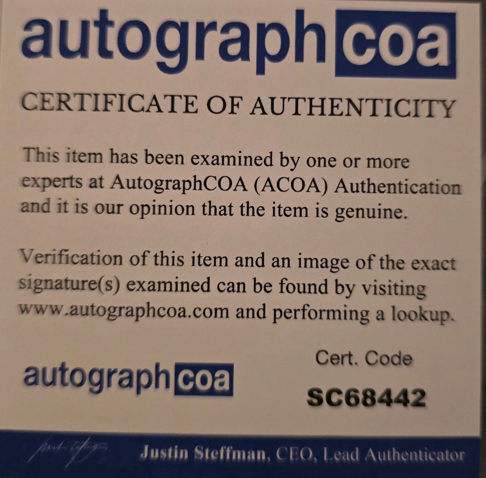 JÜRGEN PROCHNOW signed 8X10 autograph In Person DAS BOOT, image 2