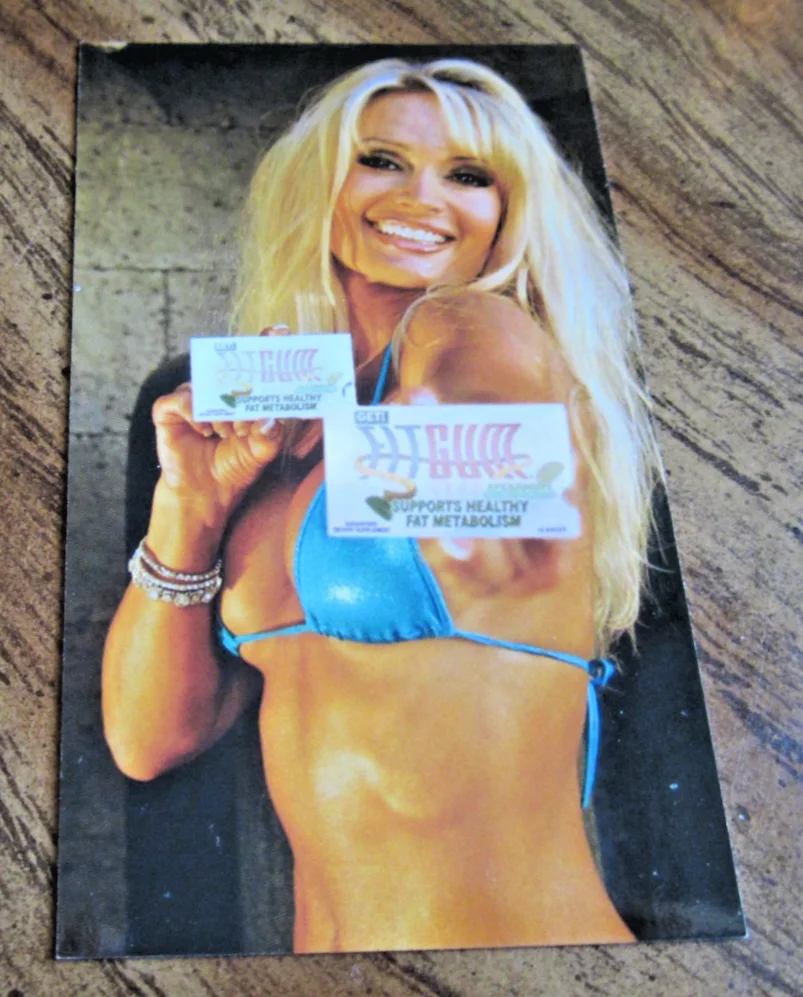 Sherry Goggin — Sherry Goggin Actress/Model Autographed 2X3.5 Business Card "Acapulco H.E.A.T.", изображение 2