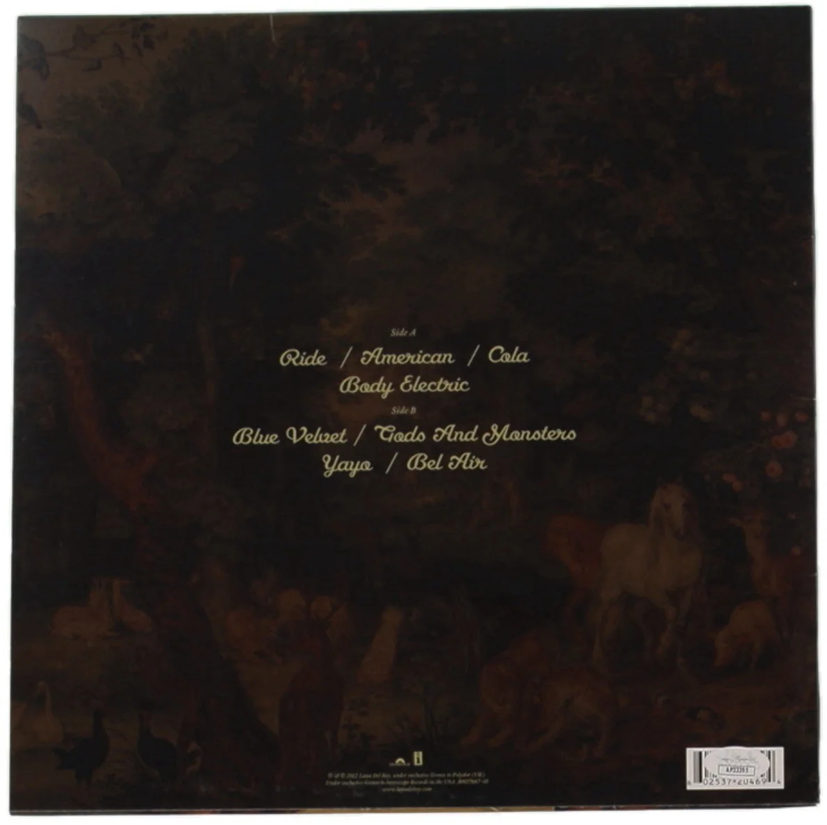 Lana Del Rey Signed Autographed Paradise Vinyl Album Record 2023 Inscription JSA, изображение 3