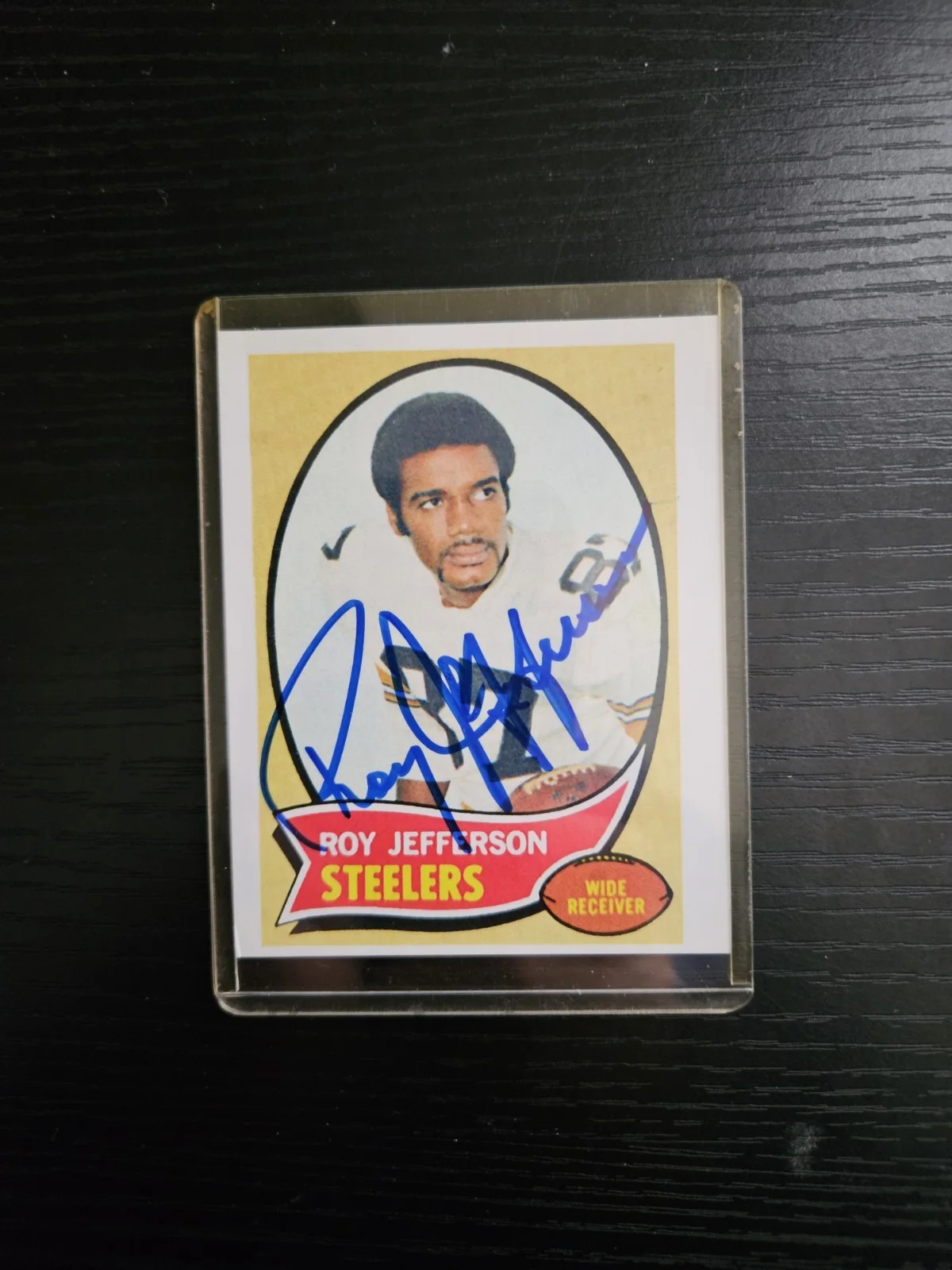 ROY JEFFERSON.AUTHENTIC Signed AUTOGRAPHED PHOTO Steelers Redskins, image 3