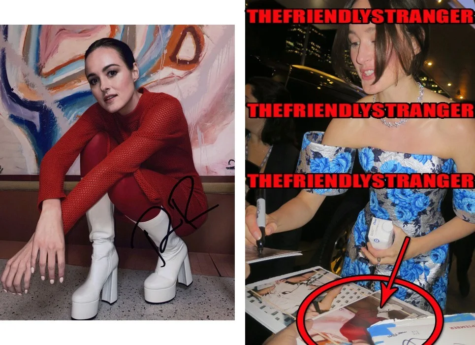 Renate Reinsve — Renate Reinsve signed Auto 8x10 Photo EXACT PROOF d SEXY Sentimental Value COA