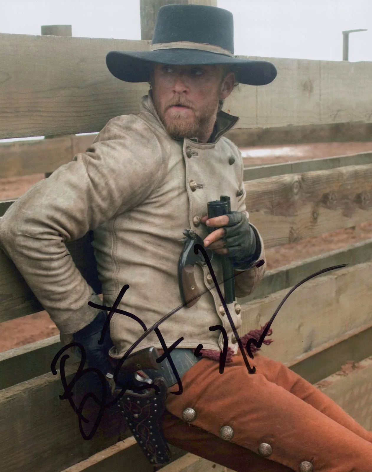 Ben Foster — Ben Foster signed "3:10 TO YUMA" 8x10 Photo EXACT PROOF b Autographed COA, изображение 3