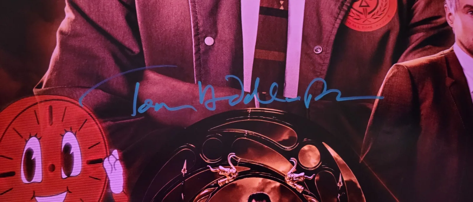 Tom Hiddelson, Owen Wilson — Marvel LOKI 27x40 DS Poster Signed By Tom Hiddelson And Owen Wilson Beckett COA, изображение 2