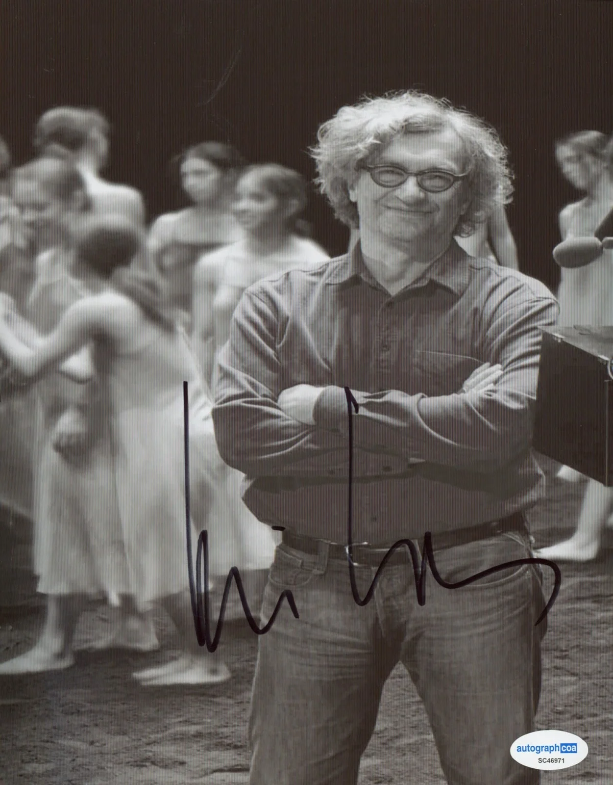 Wim Wenders — Wim Wenders signed 8x10 Photo c PROOF Perfect Days PARIS TEXAS Director ACOA COA, image 3