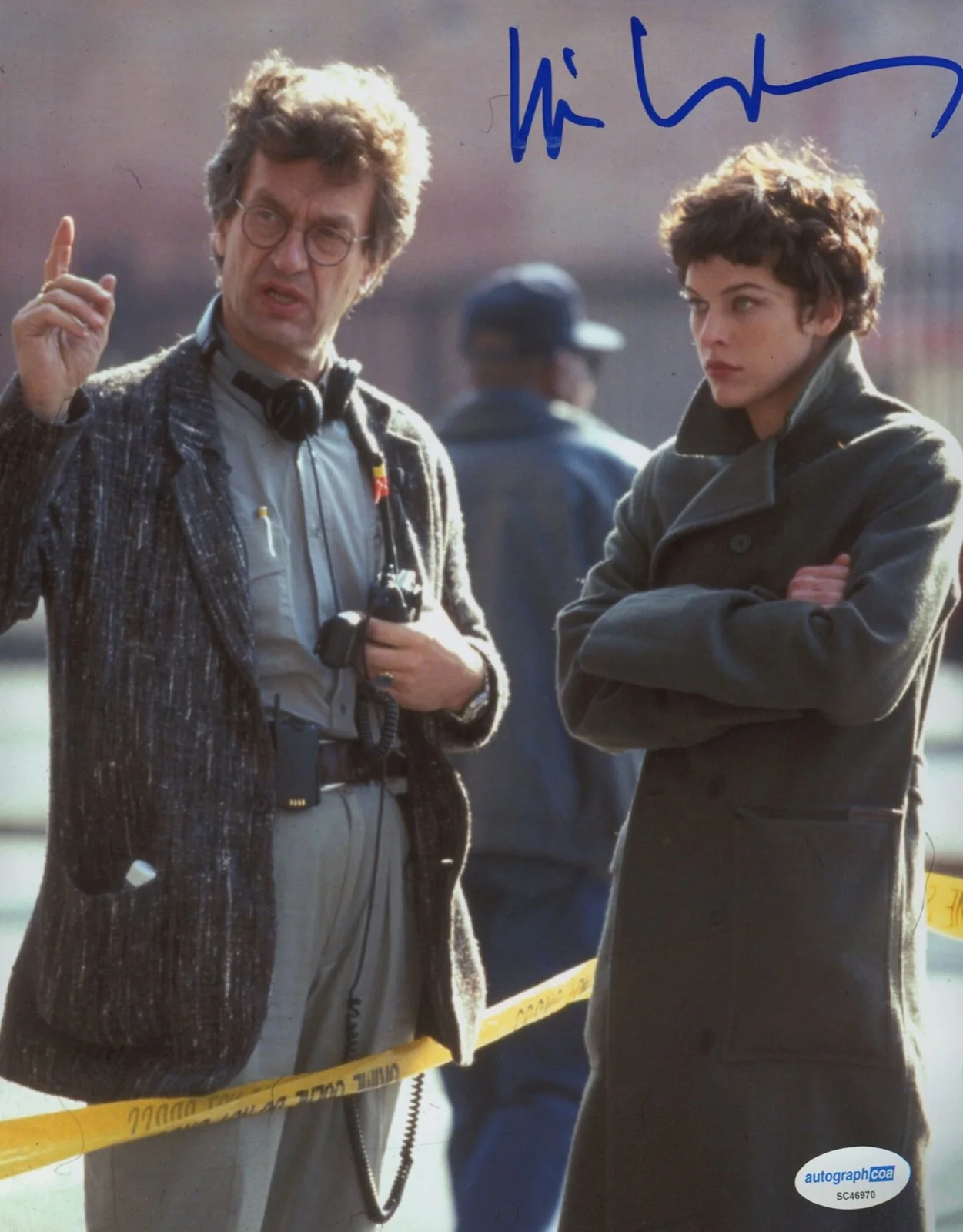 Wim Wenders — Wim Wenders signed "MILLION DOLLAR" 8x10 Photo b EXACT PROOF Milla Jovovich ACOA, изображение 4