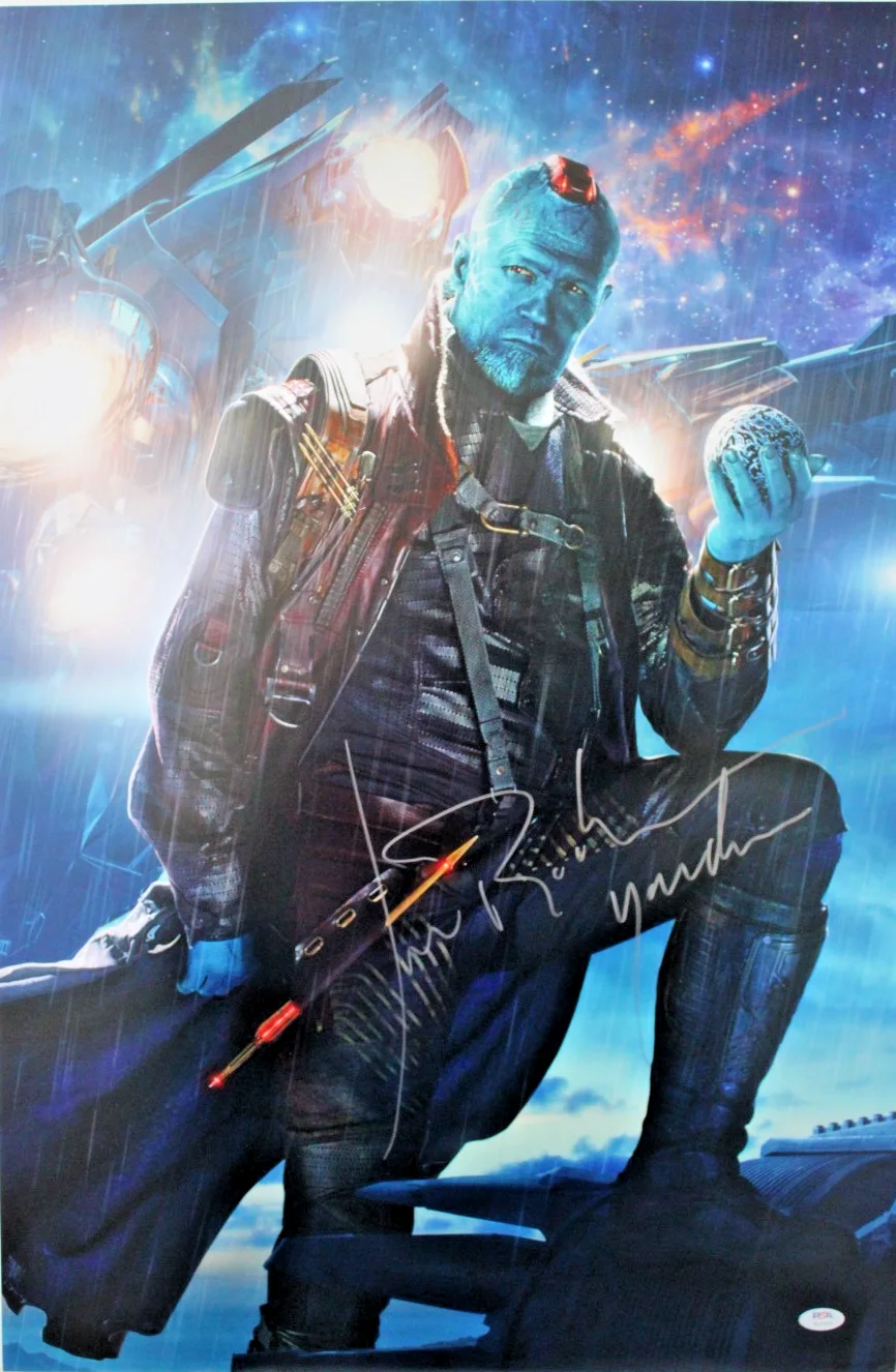 Michael Rooker — Michael Rooker Signed 20x30 Photo “Yondu” Guardians of the Galaxy PSA Authentica