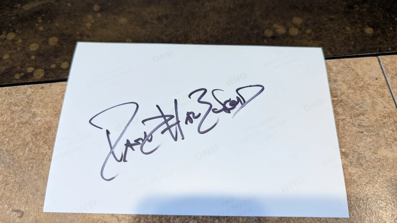 David Harewood — 🔥 Signed Authentic 4x6 Photo of David Harewood – Rare Autograph Collectible! 🔥, image 2